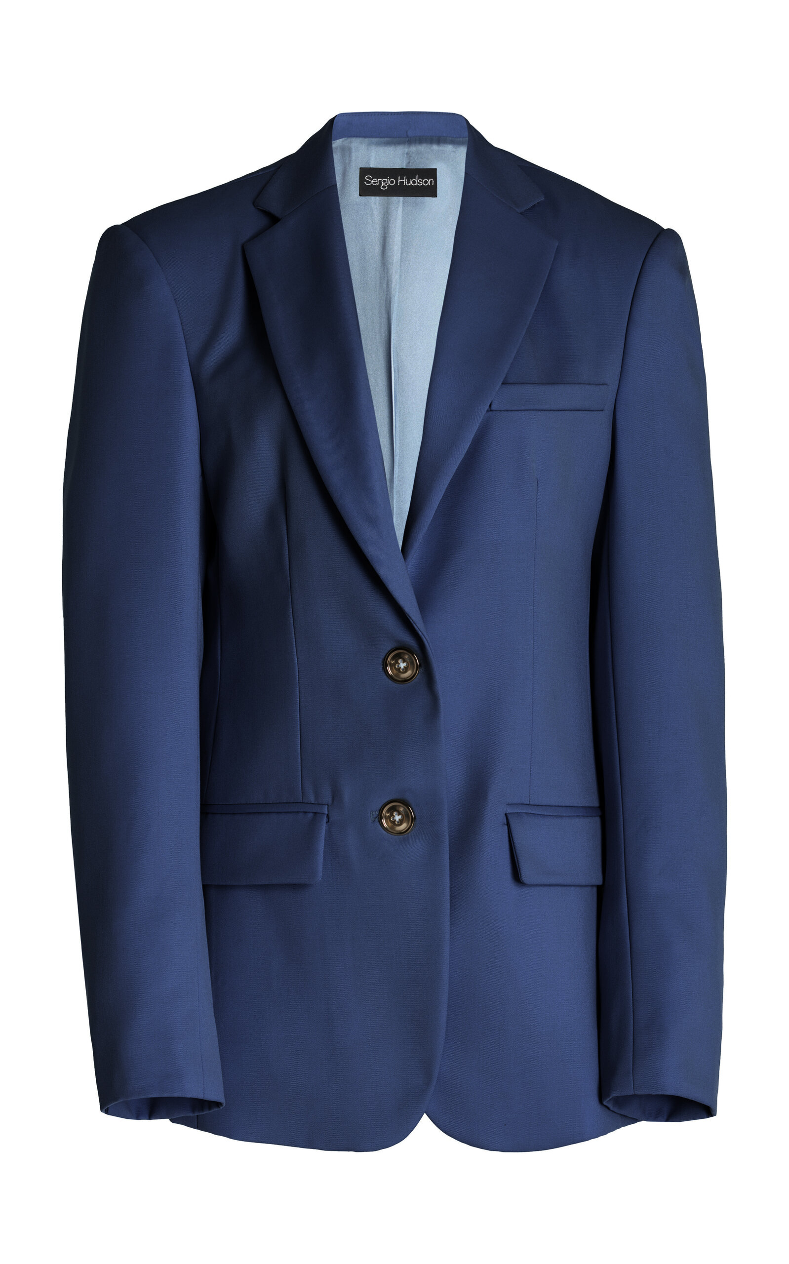 Single-Breasted Wool Blazer