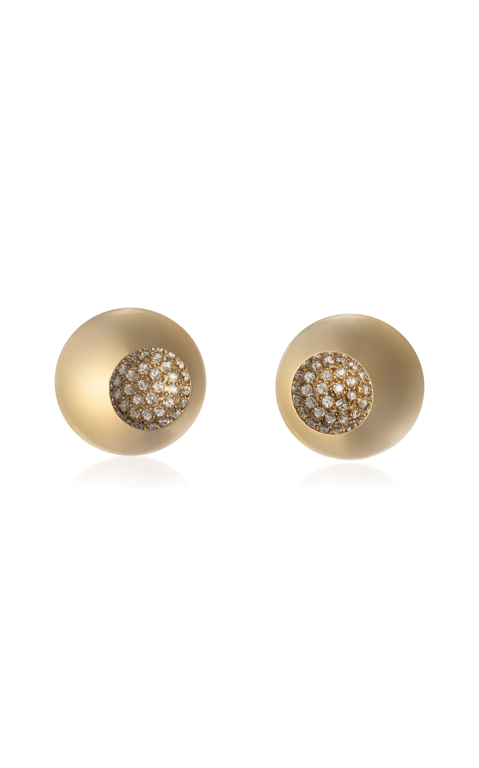 Shop Denise Cassou 18k Yellow Gold Echo Earrings