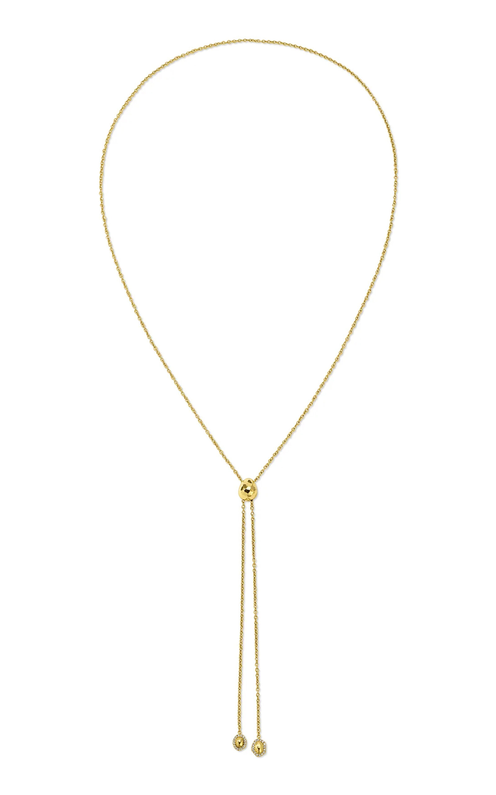 Octavia Elizabeth Coast 18k Yellow Gold Diamond Necklace