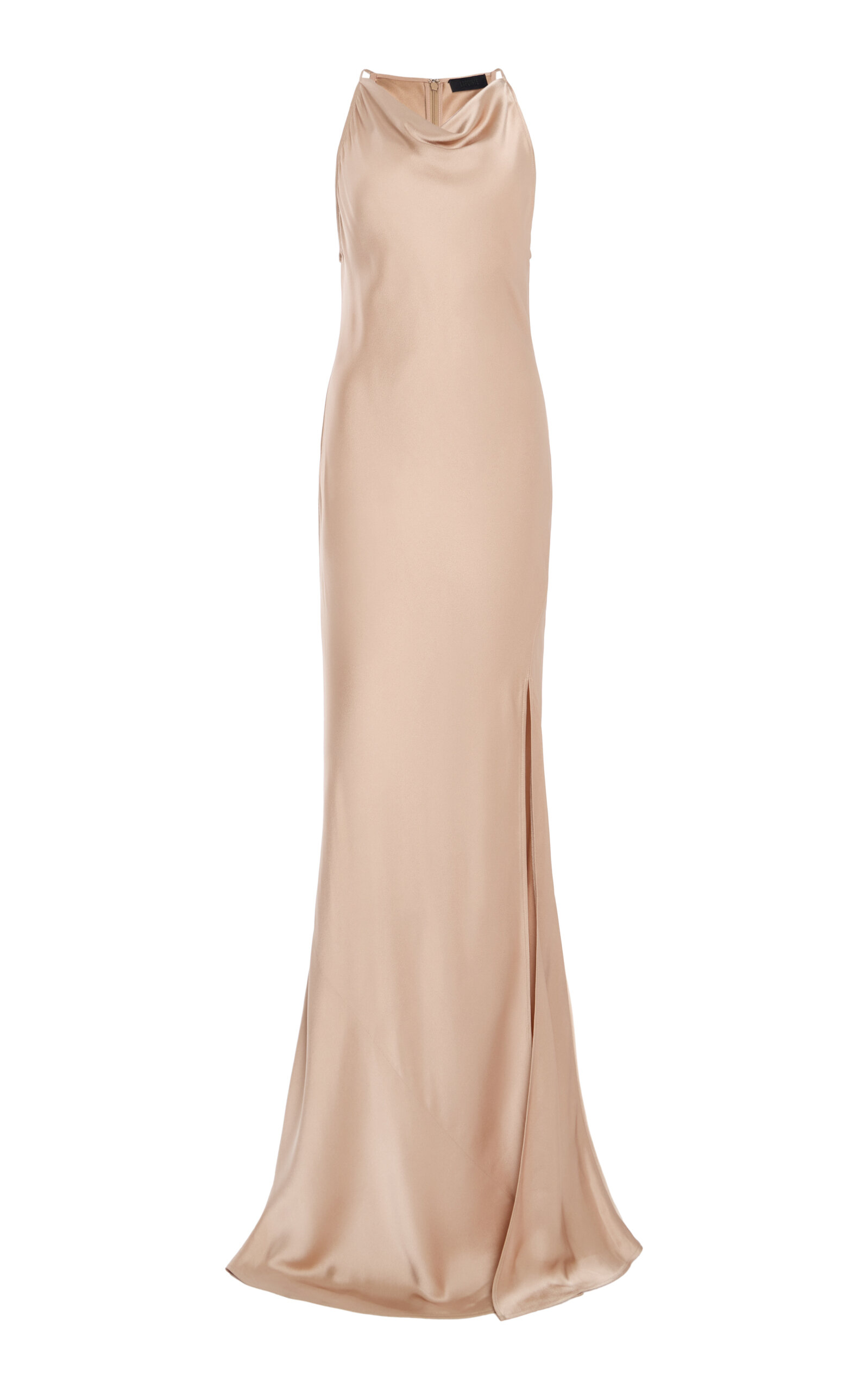 Satin Halter Gown