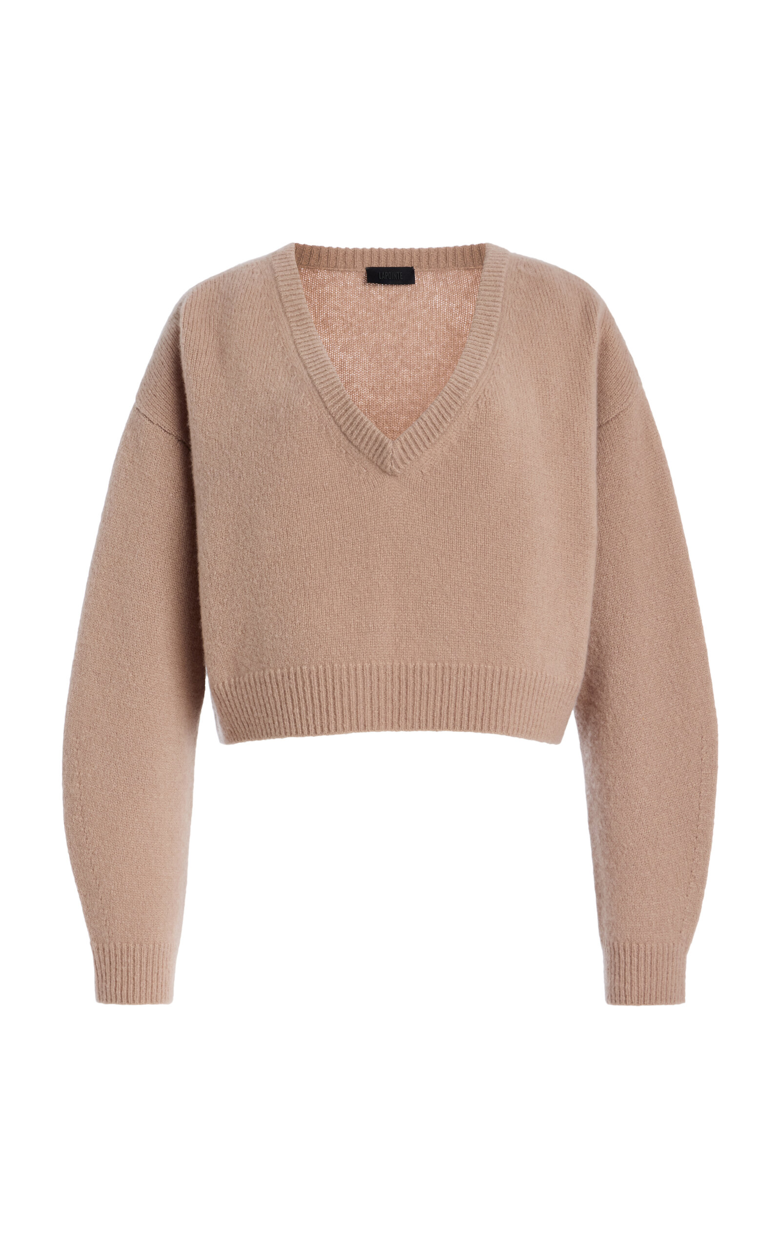 Cashmere-Silk Cropped Sweater