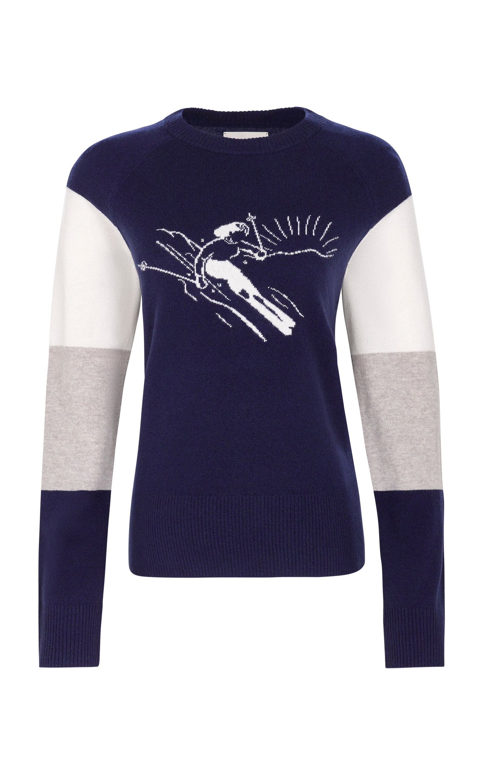 Sun Valley Knit Wool-Cashmere Ski Top