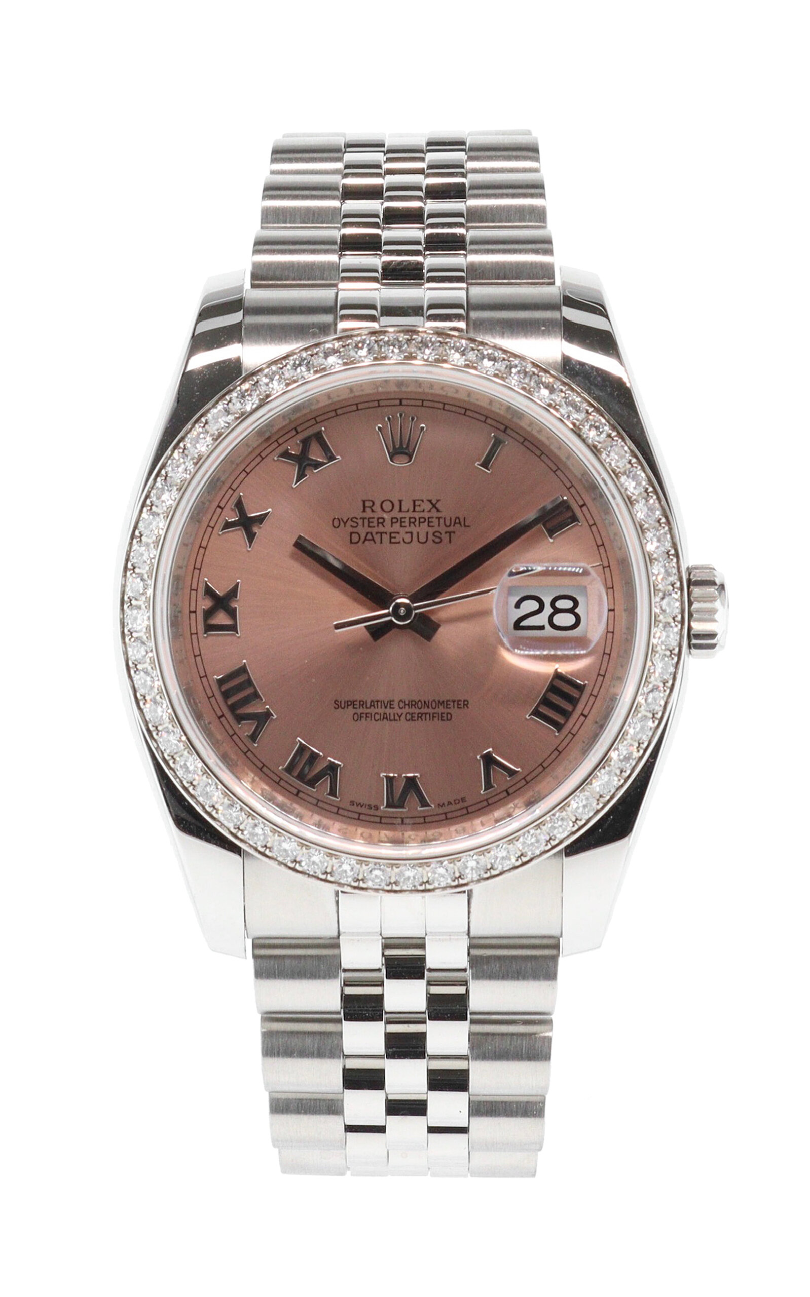 Rolex Datejust Pink Diamond Watch