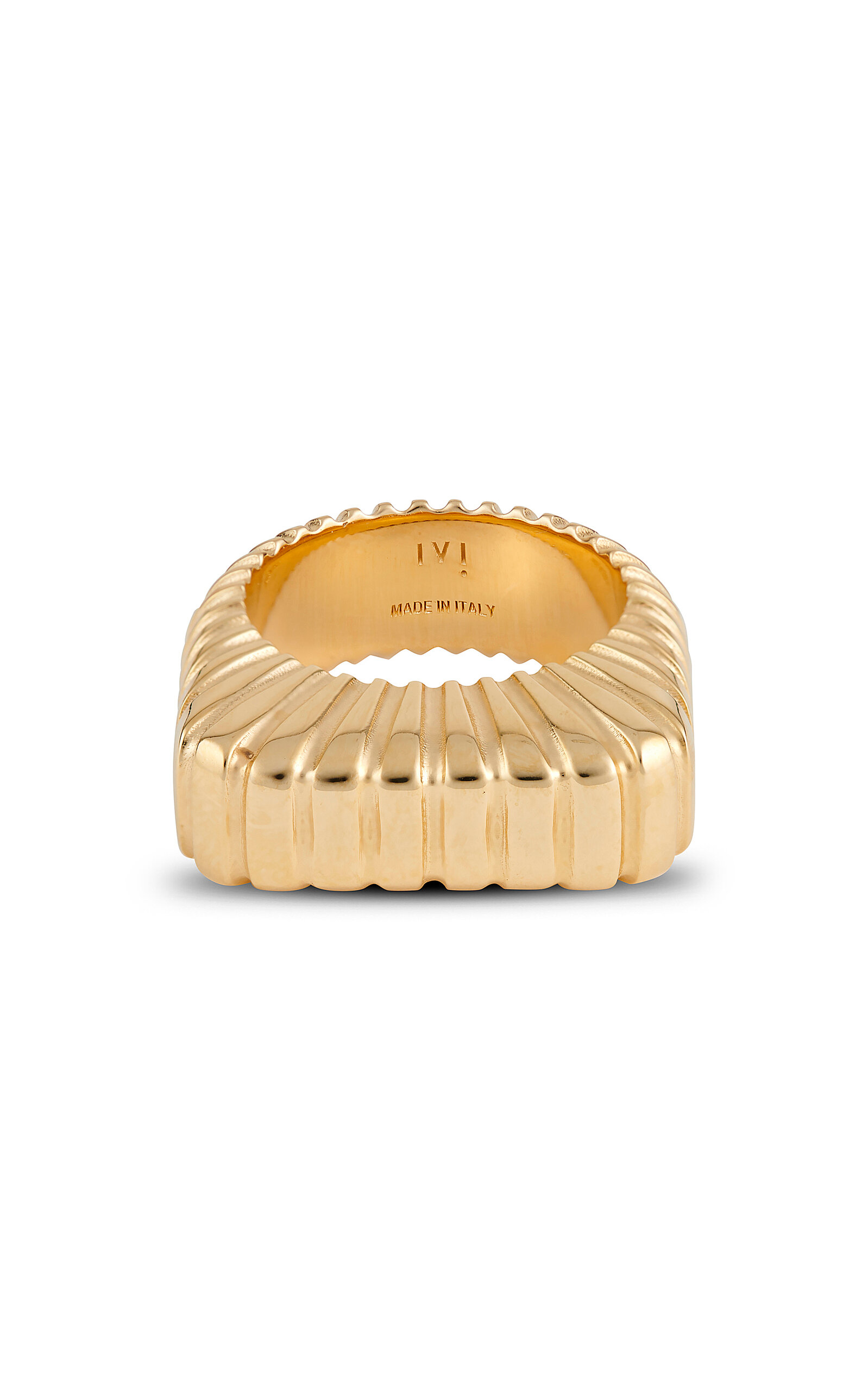 Shop Ivi Gaia Gold-plated Signet Ring