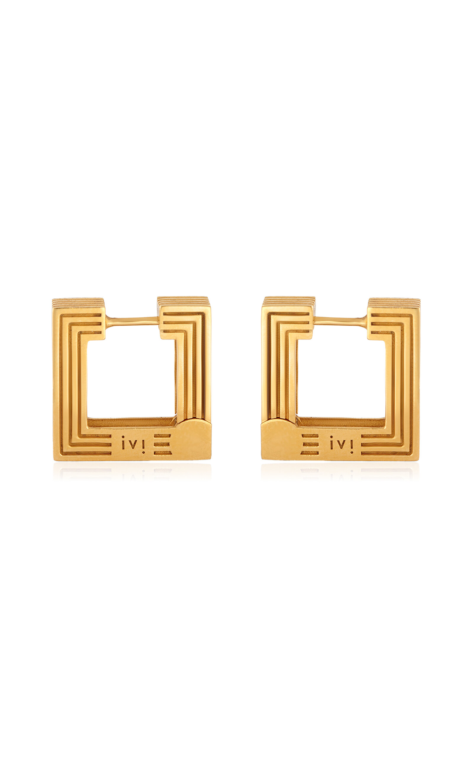 Small Aurelia Gold-Plated Hoop Earrings