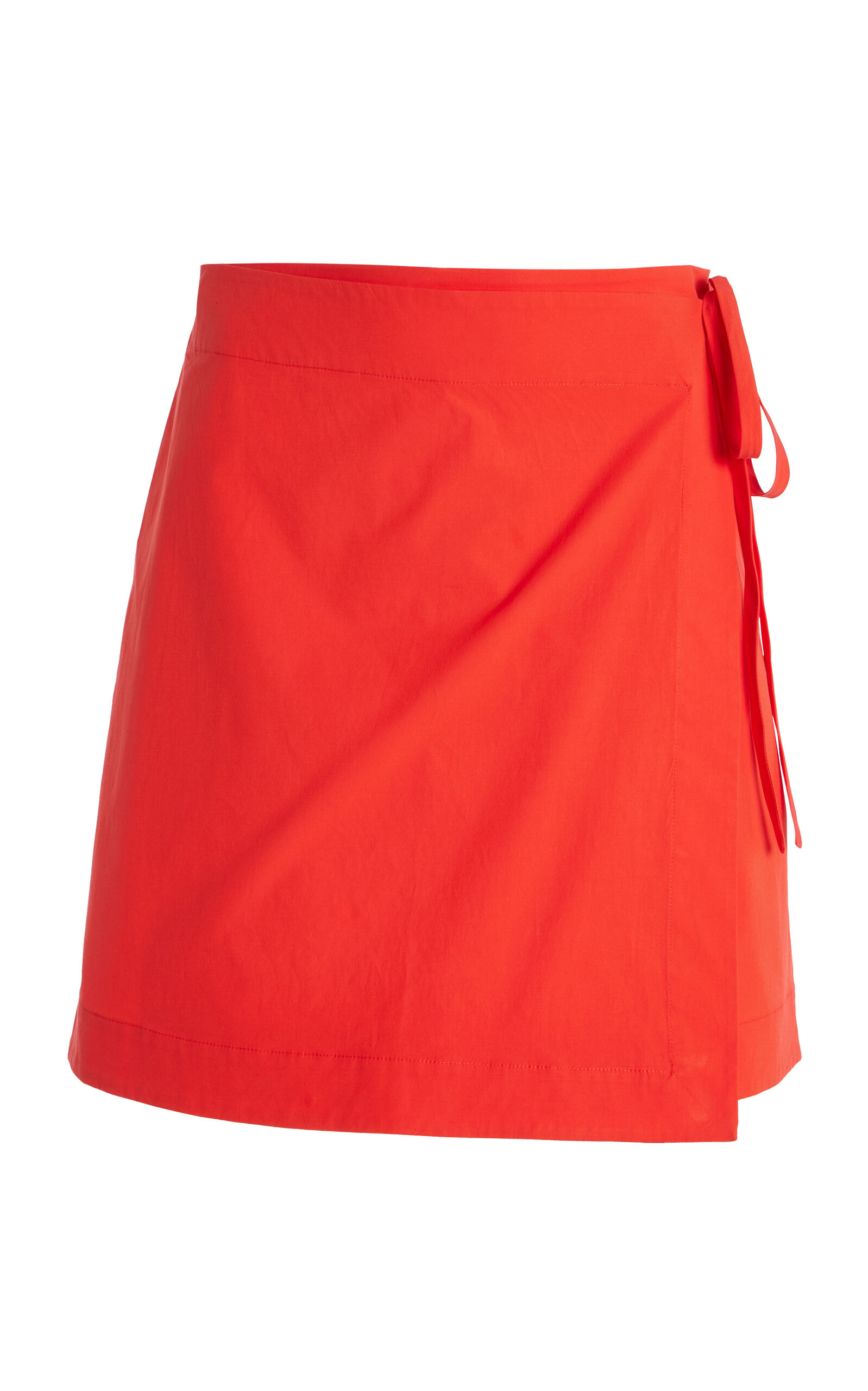 Avila Wrap Cotton Mini Skirt