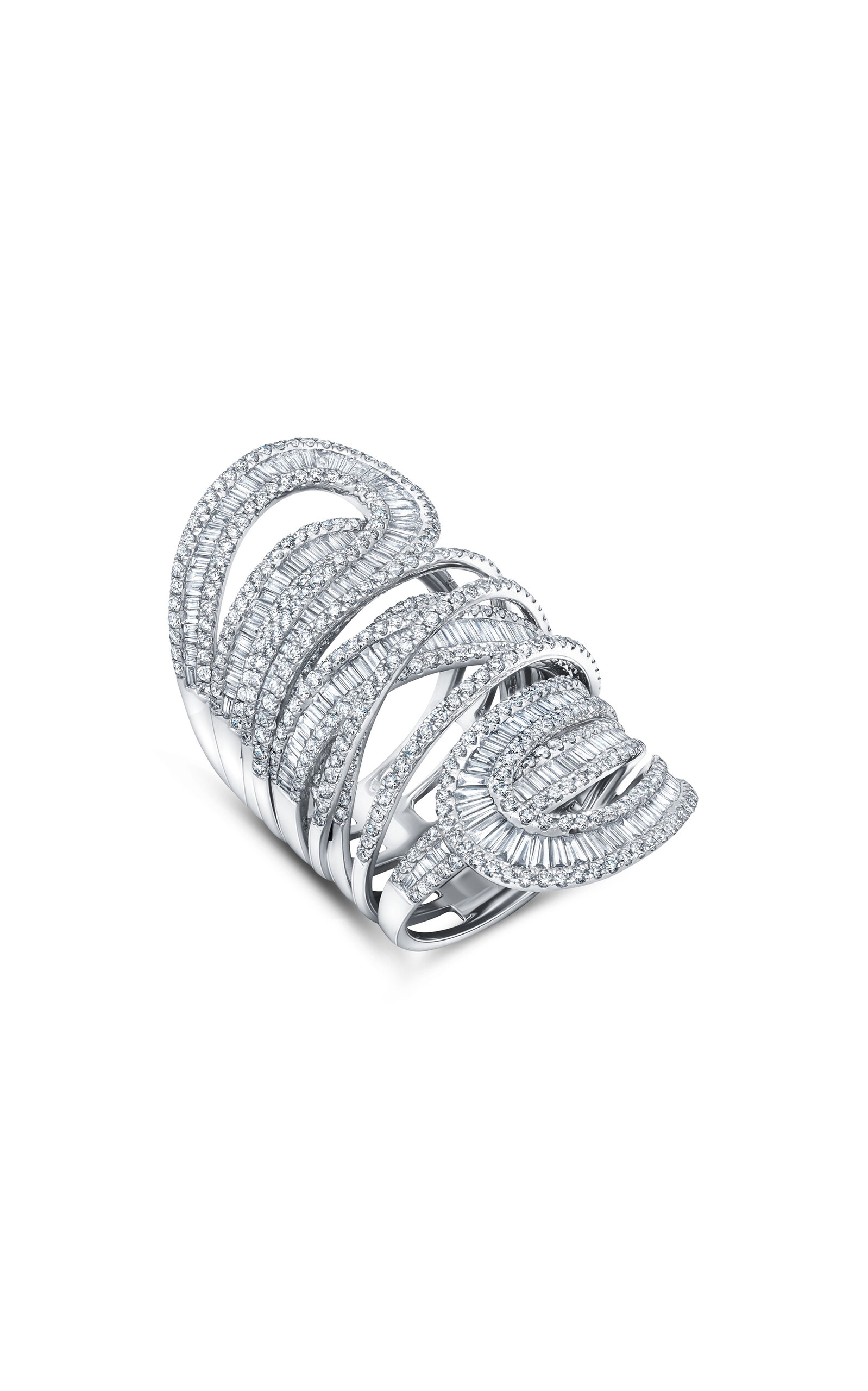 Entanglement 18K White Gold Diamond Ring