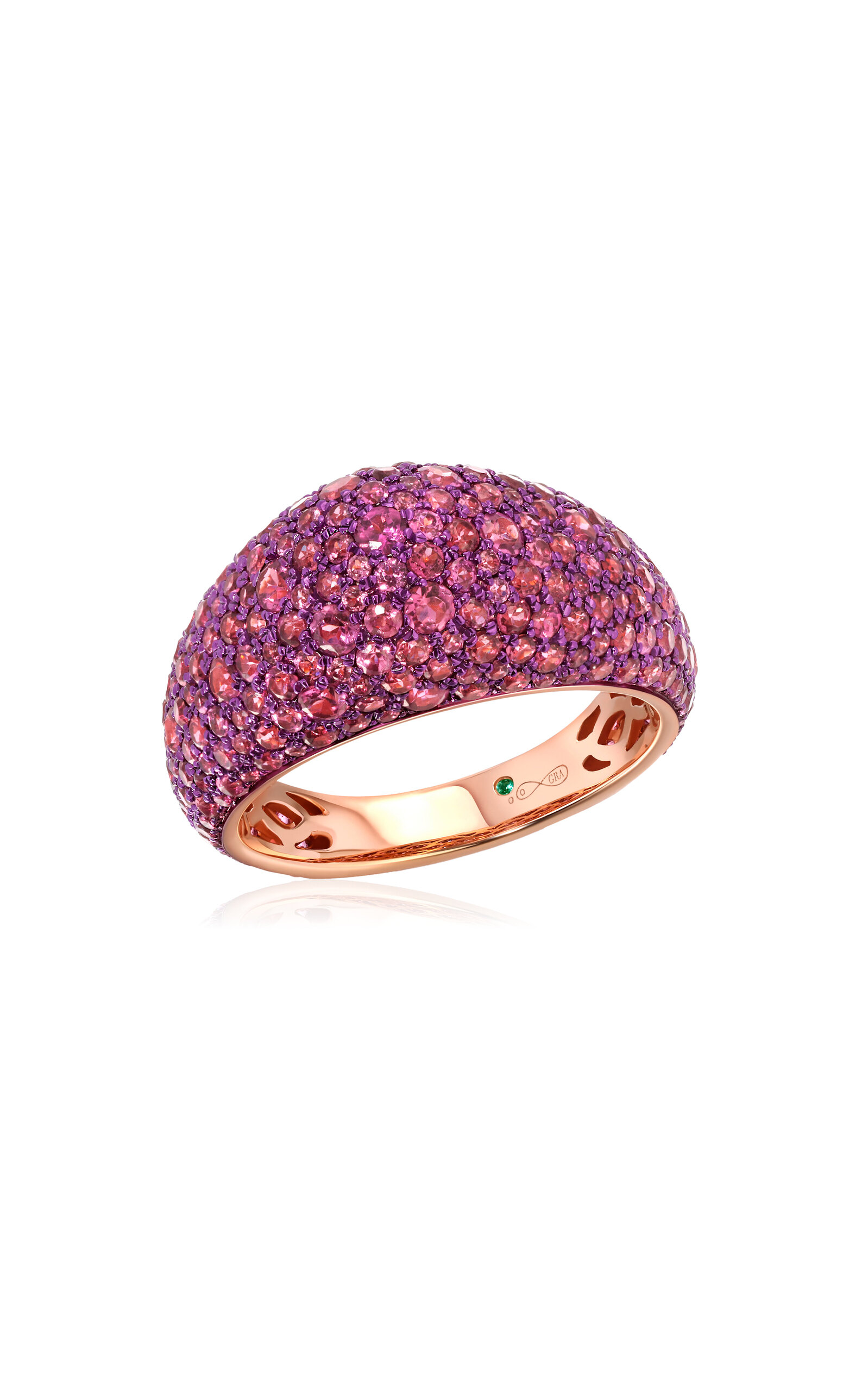 18K Rose Gold Rhodolite Bahia Ring