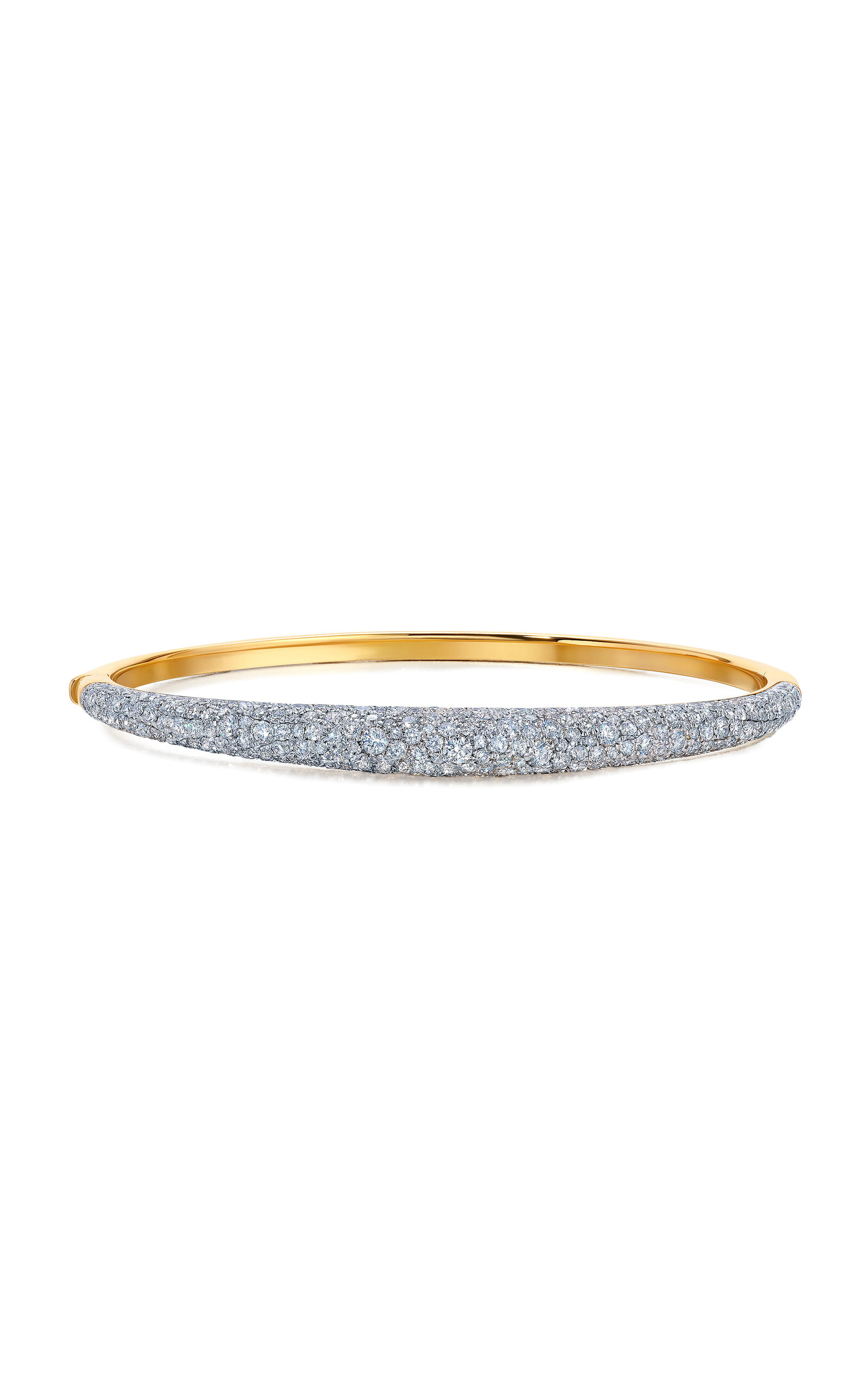 Shop Graziela 18k Yellow Gold Diamond Bahia Bracelet