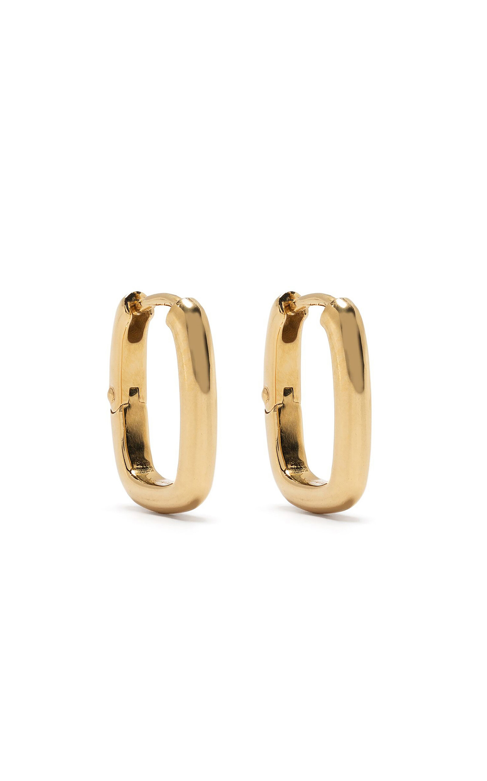 Small Toy Gold-Plated Hoop Earrings