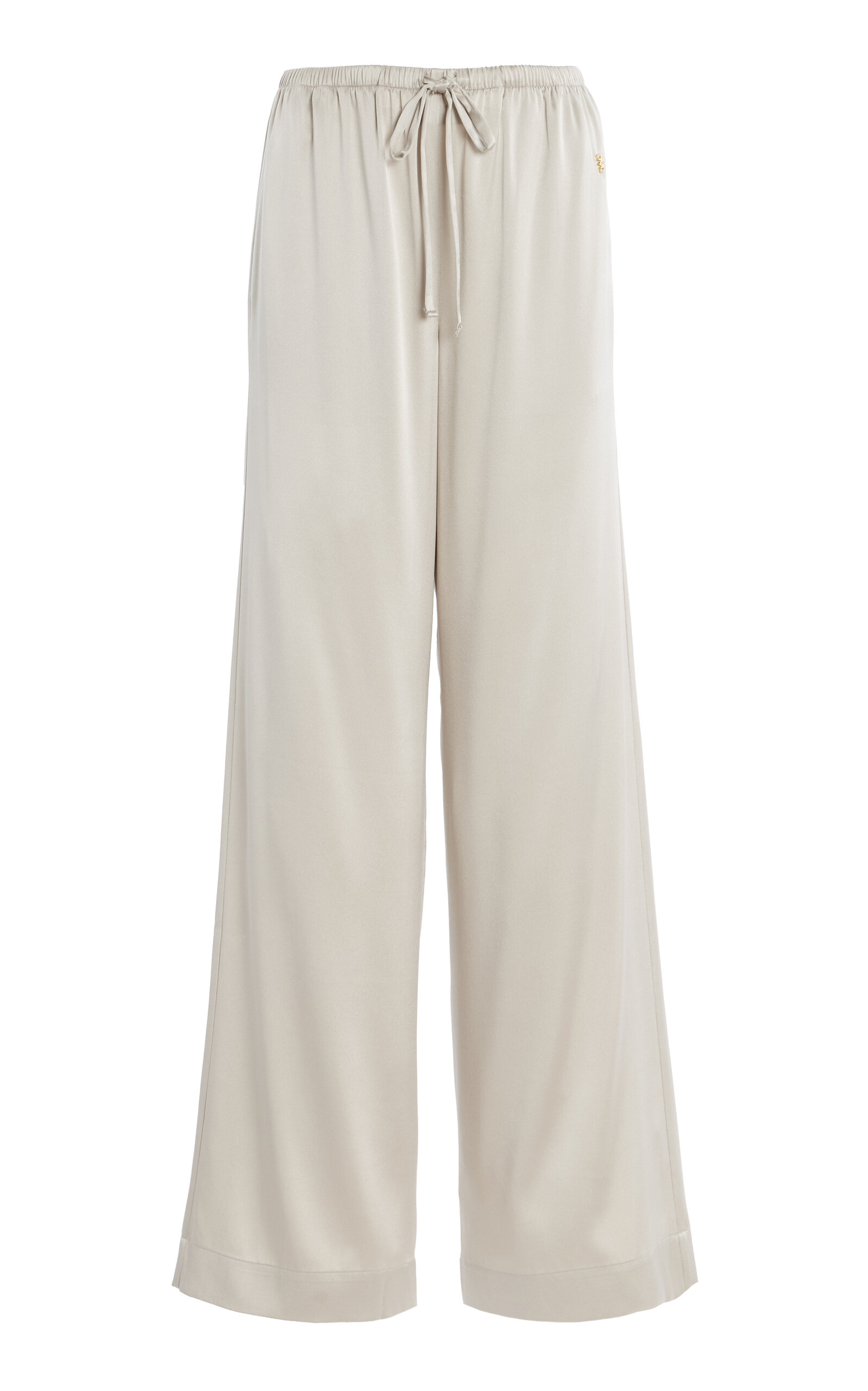 Brody Stretch-Silk Wide-Leg Pants