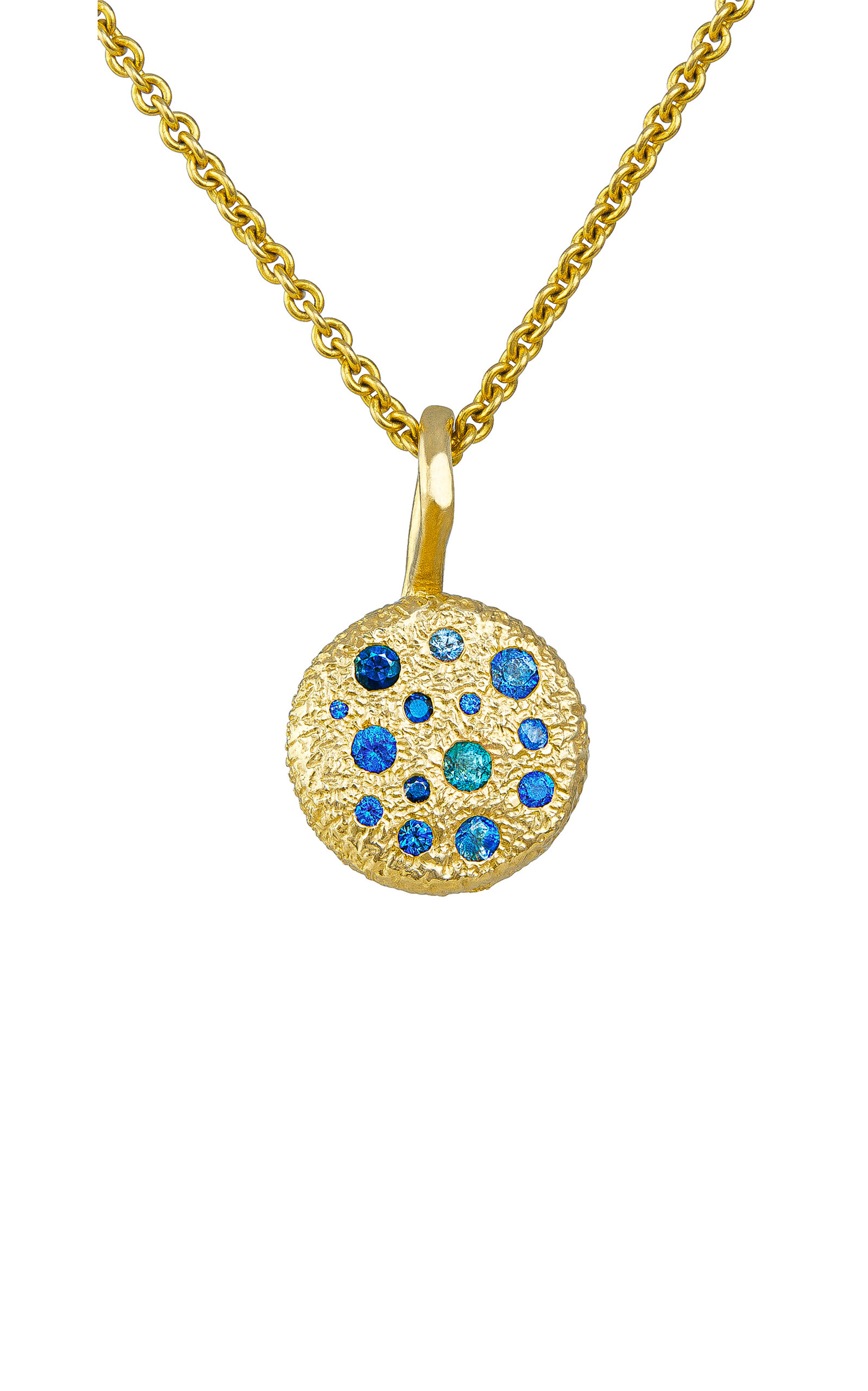 Honey I 14K Yellow Gold Sapphire Necklace