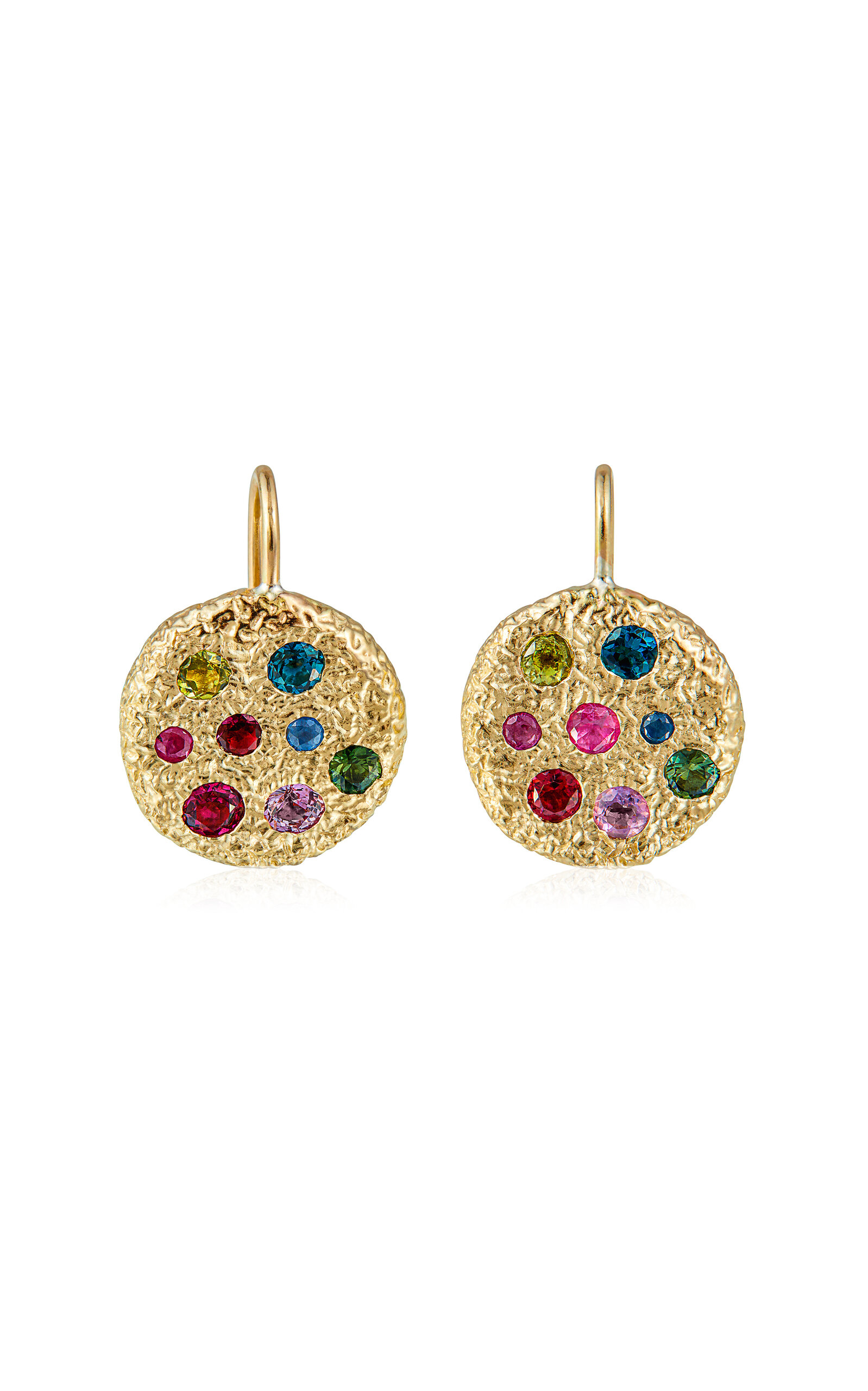 Honey 14K Yellow Gold Multi-Stone Earrings