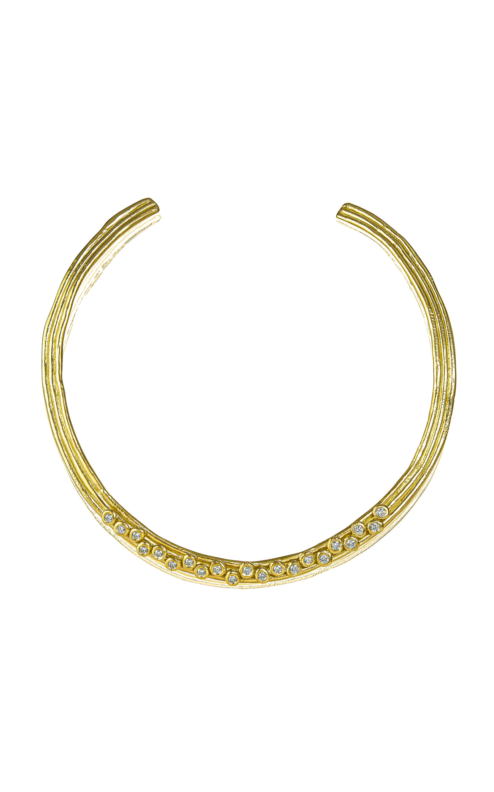 The Crown 14K Yellow Gold Diamond Necklace