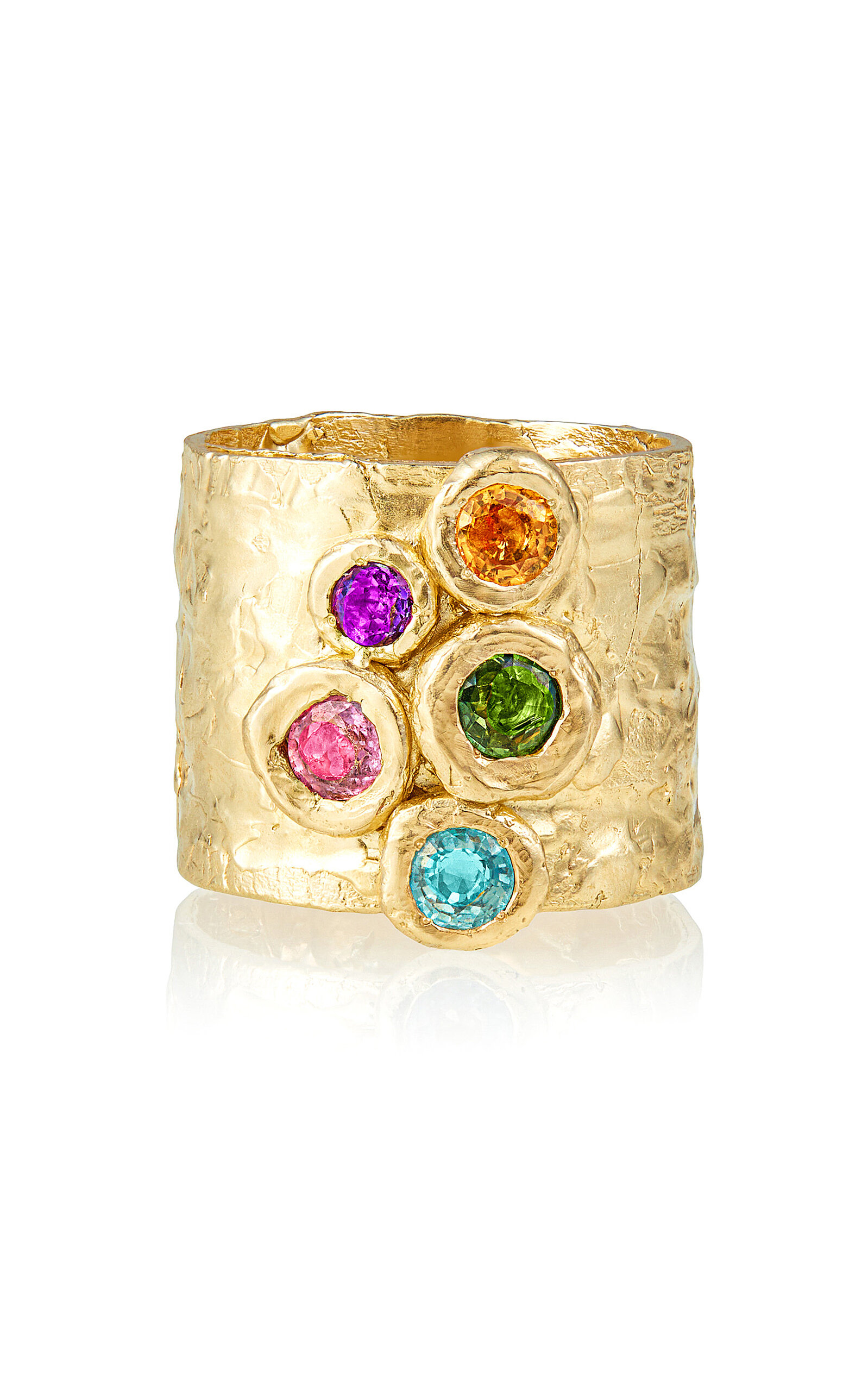 Genevieve 14K Yellow Gold Sapphire Ring