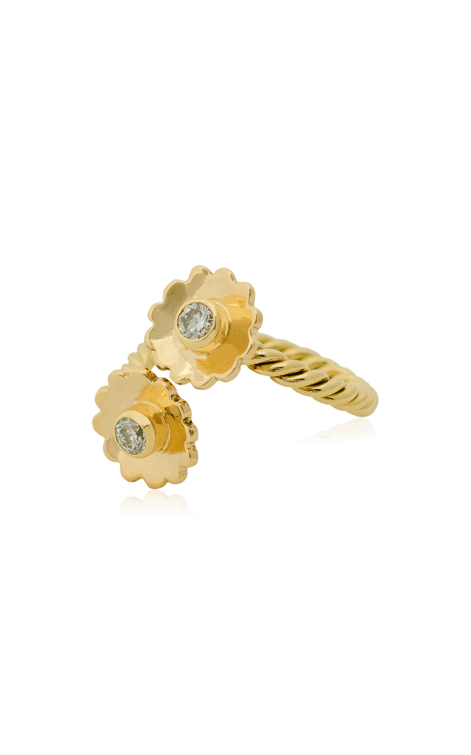 18K Yellow Gold Diamond Ring