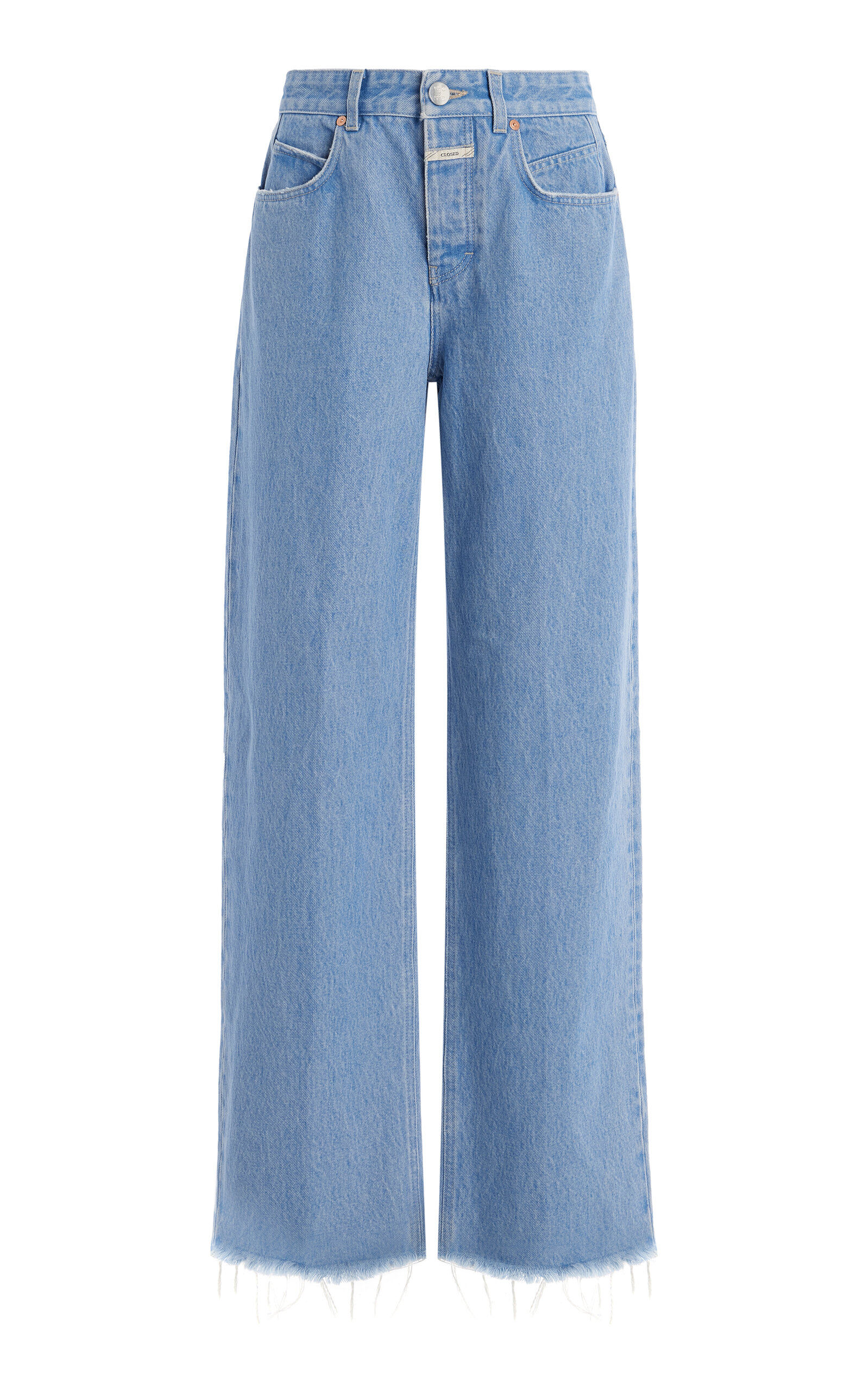 Nikka Rigid Mid-Rise Wide-Leg Jeans