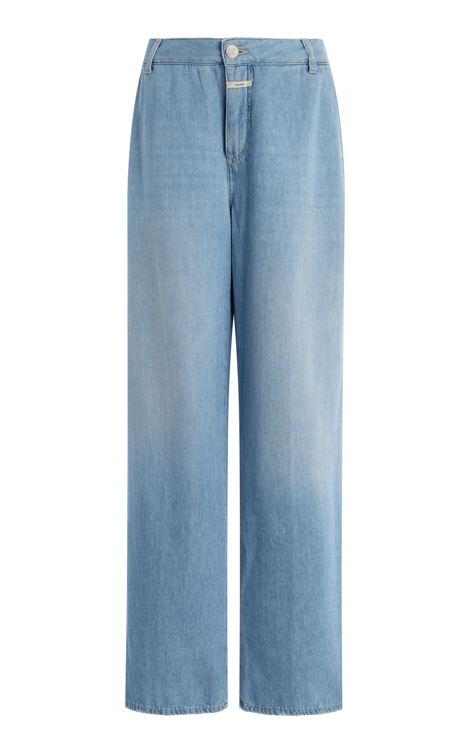 Jurdy Stretch Low-Rise Straight-Leg Jeans