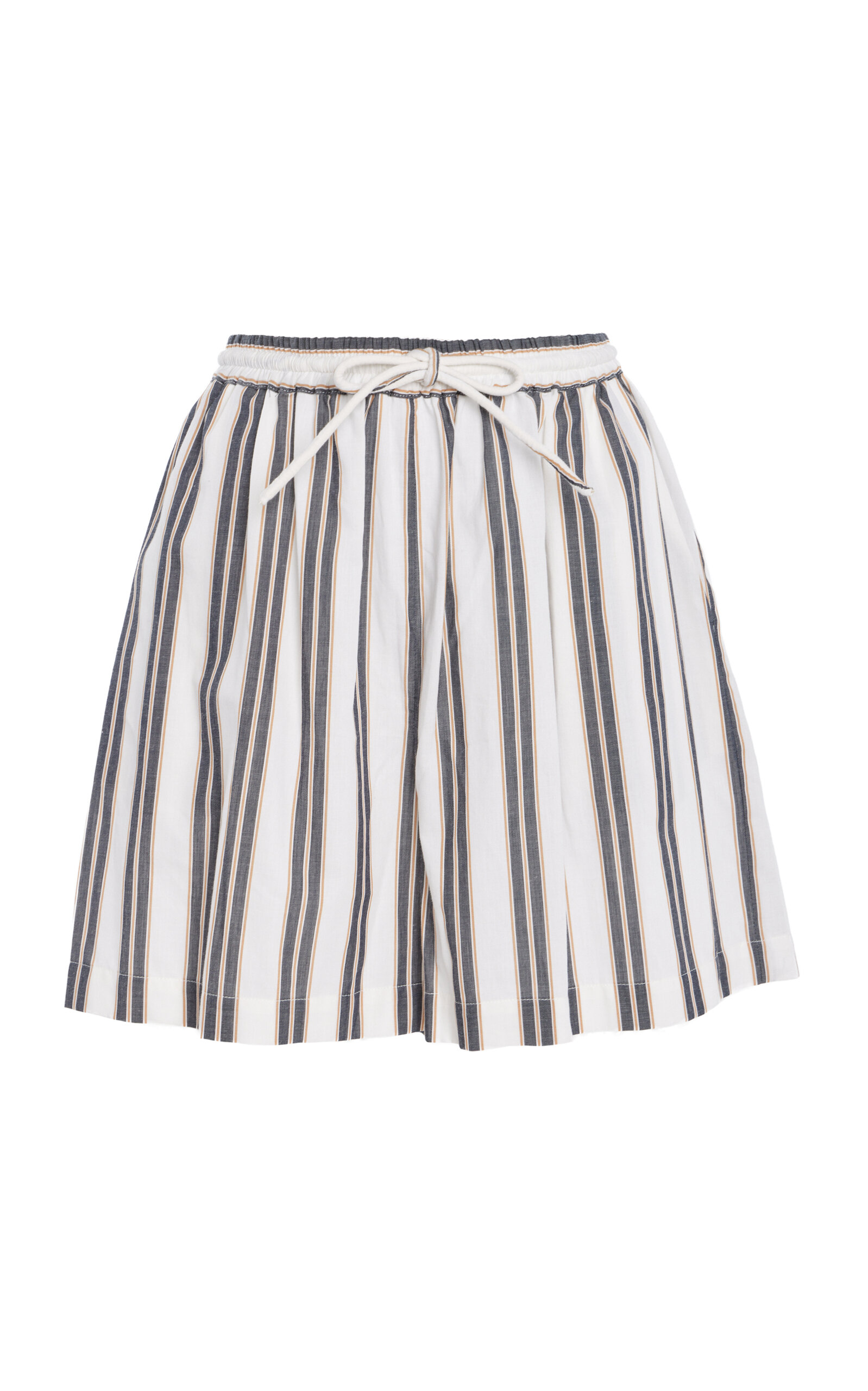 The Boston Striped Cotton-Blend Shorts