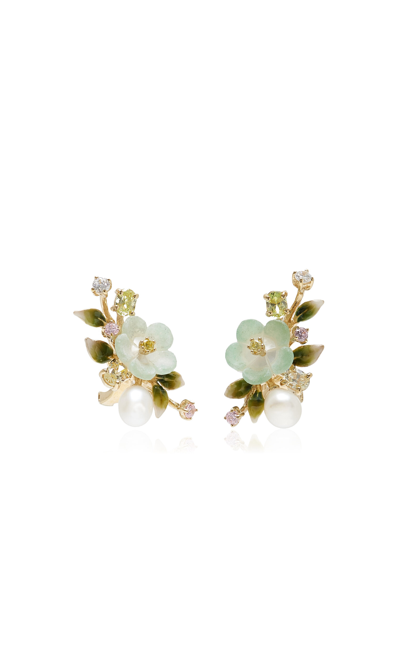 Citrus Primrose Vine Earrings