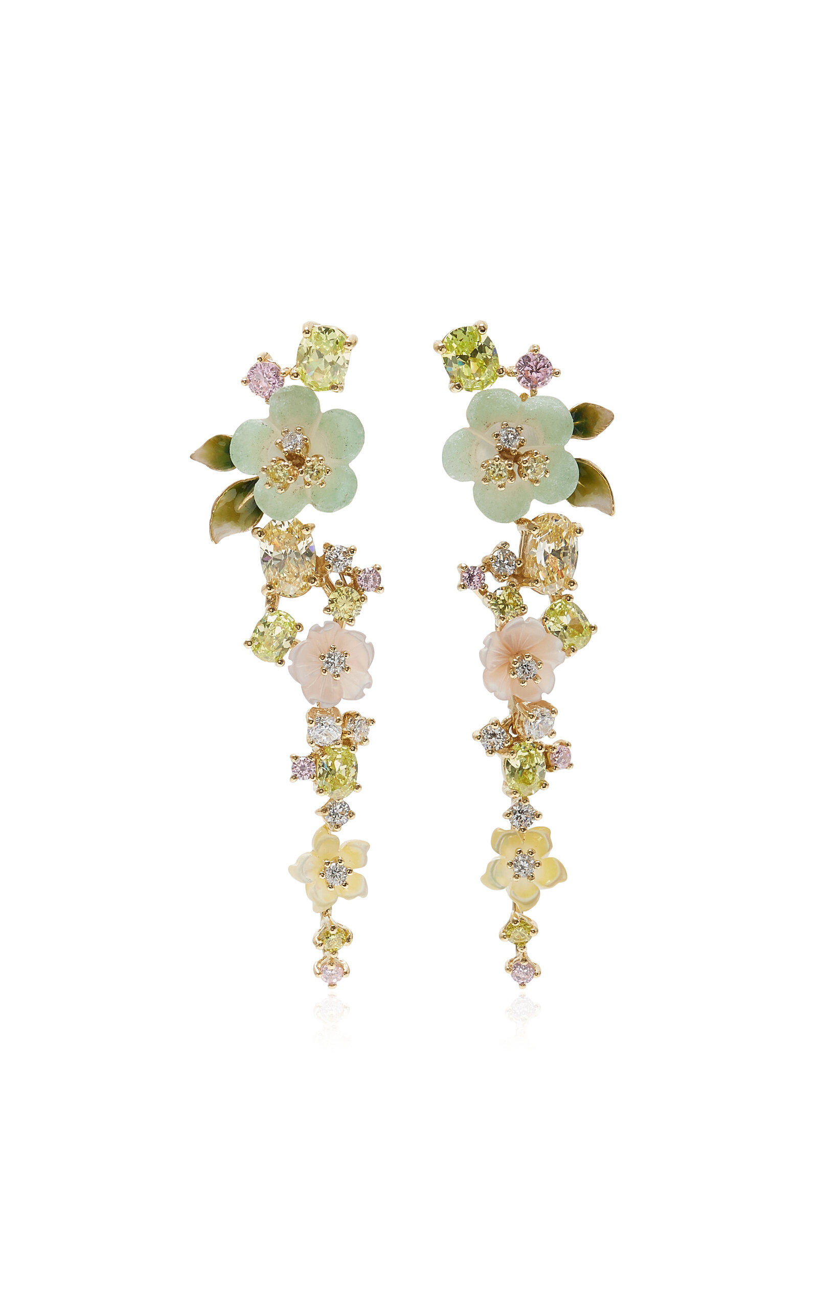 Citrus Primrose Vine Earrings