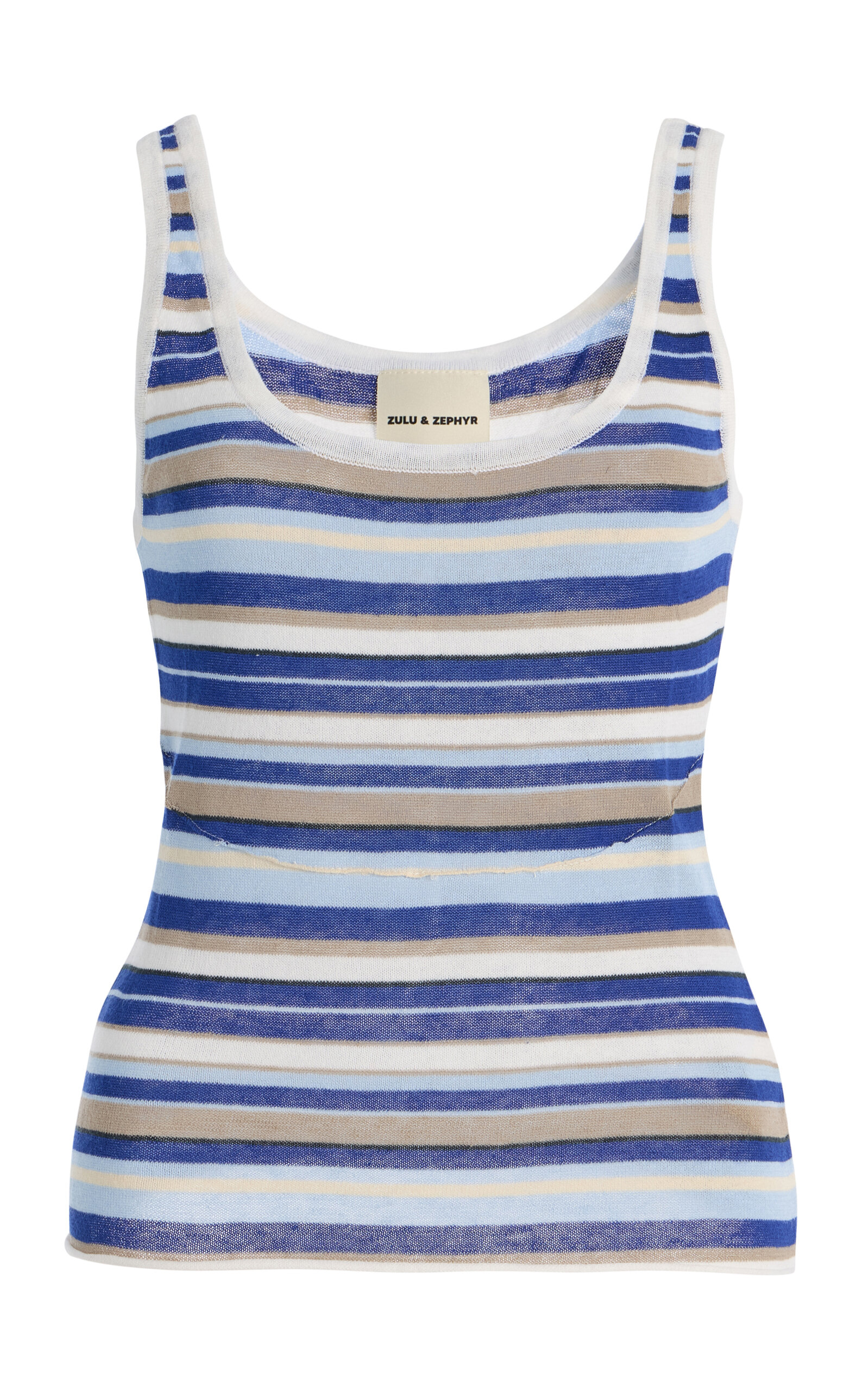 Striped Knit Tank Top