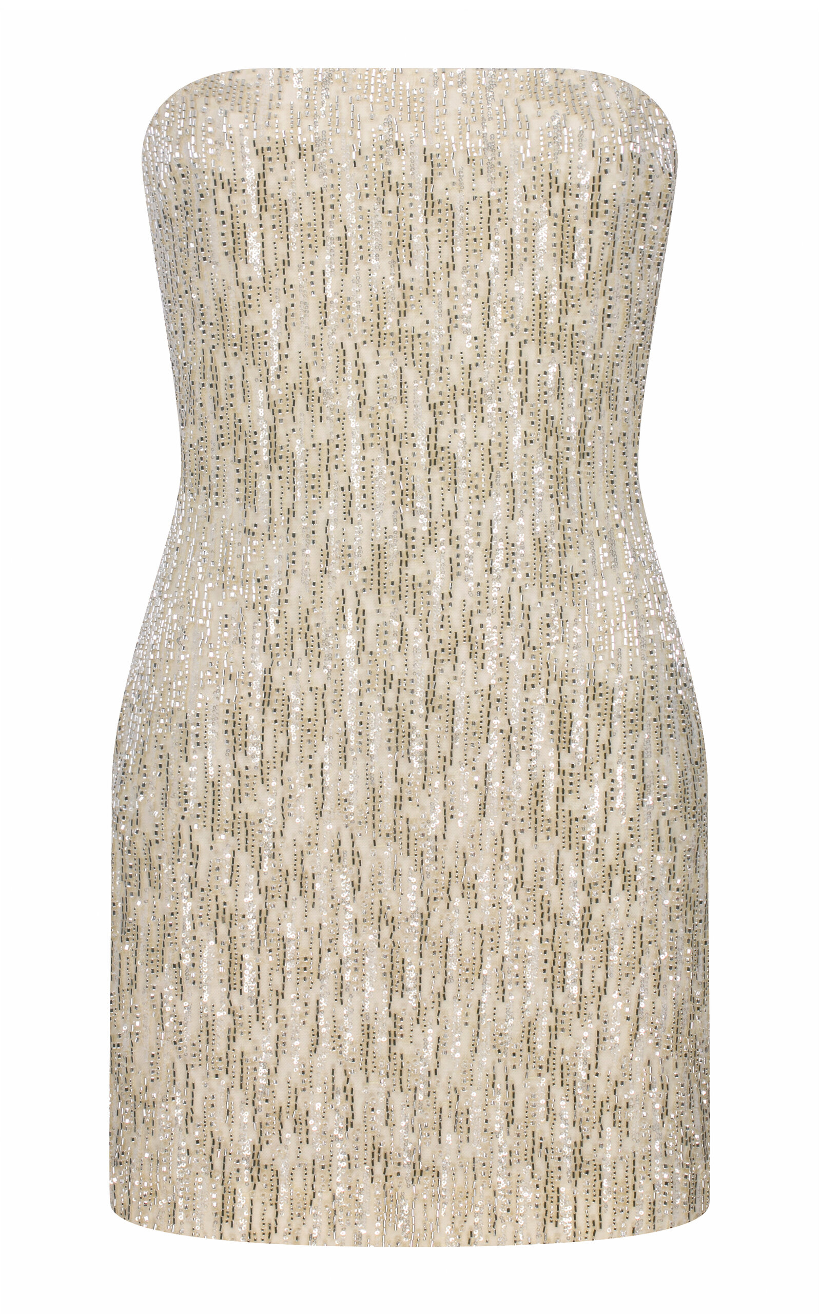 Shop Ila Elena Sequined Mini Dress In Yellow