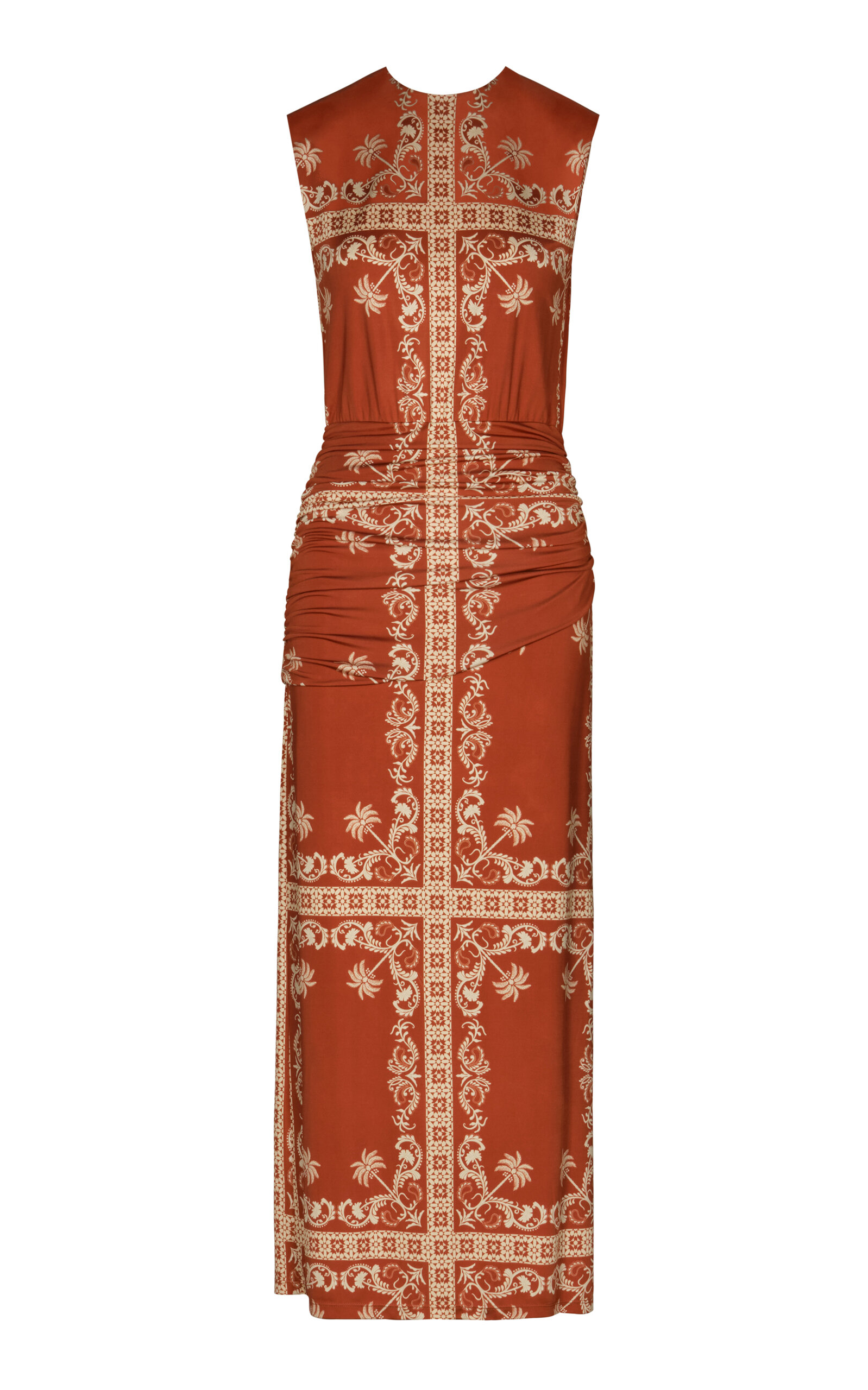 Existencia Simbólica Ruched Jersey Maxi Dress