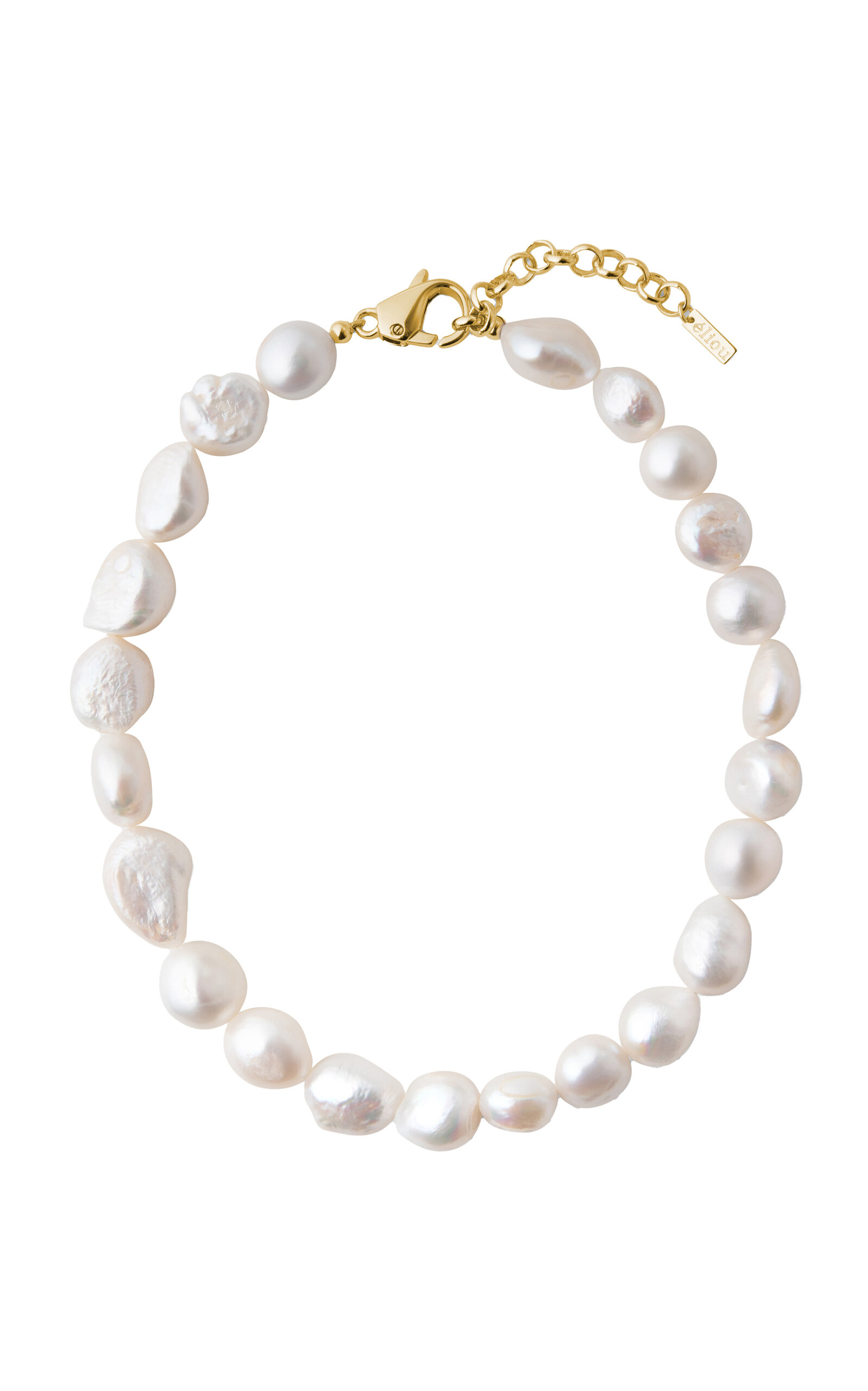 éliou Sabina 14K Gold-Plated Pearl Necklace