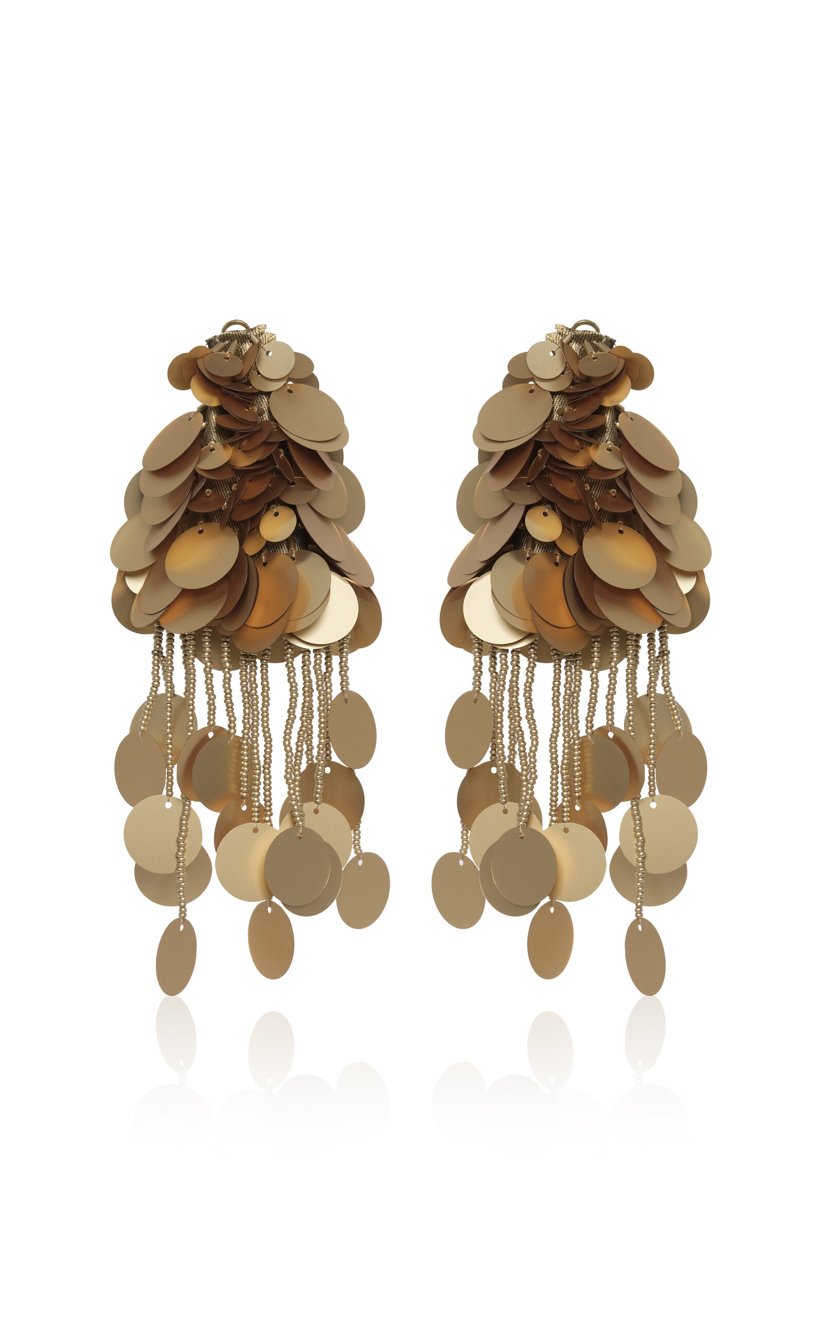 Flirtatious Airs Paillettes Drop Earrings