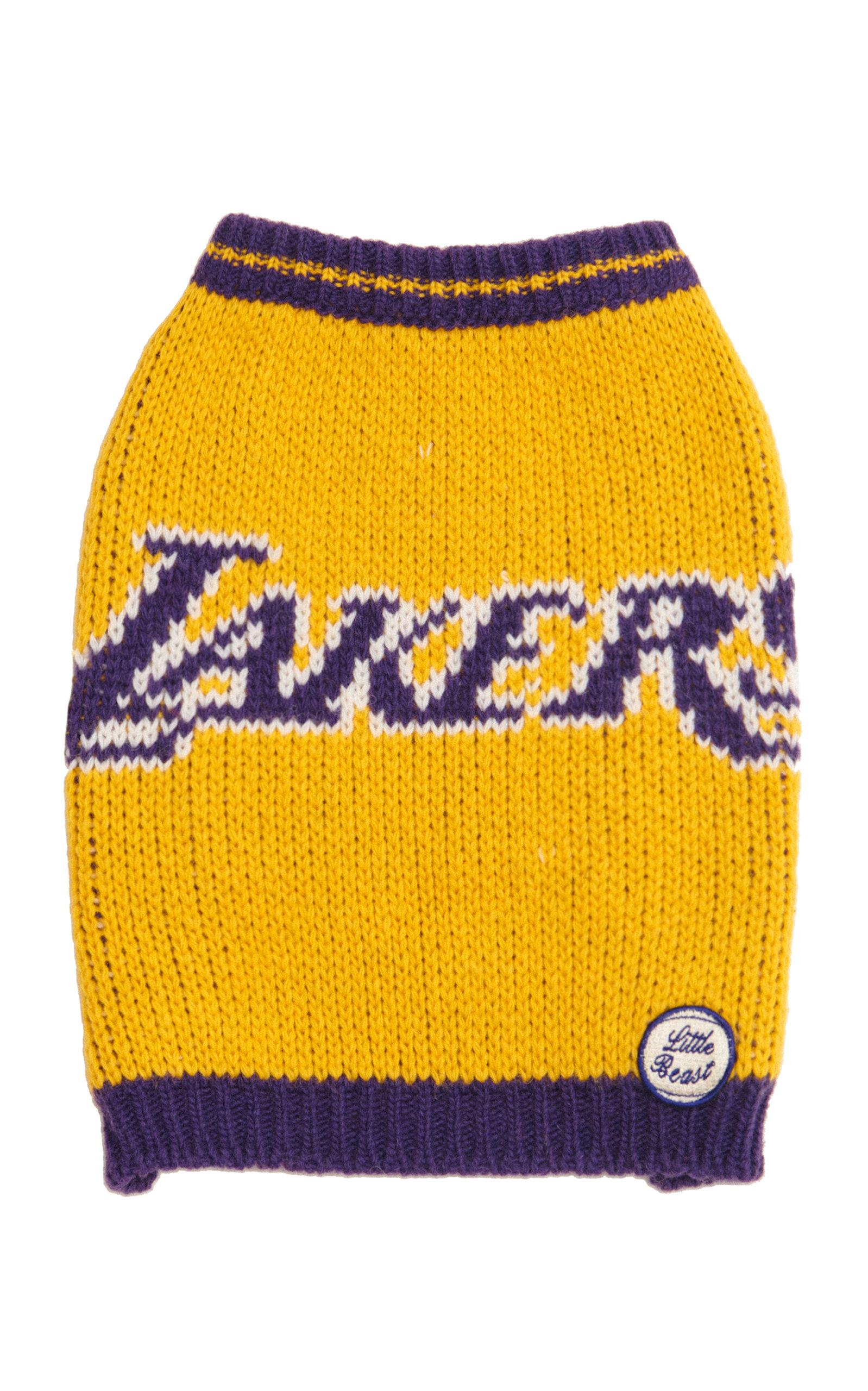 Little Beast Los Angeles Lakers Dog Sweater In Purple