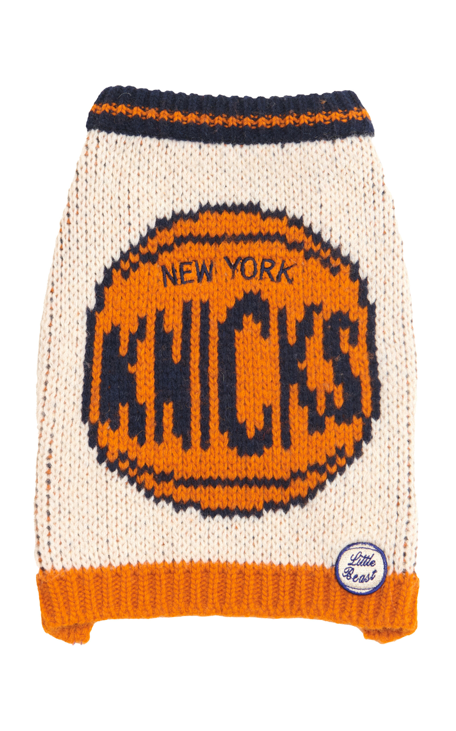 Little Beast New York Knicks Dog Sweater In Orange