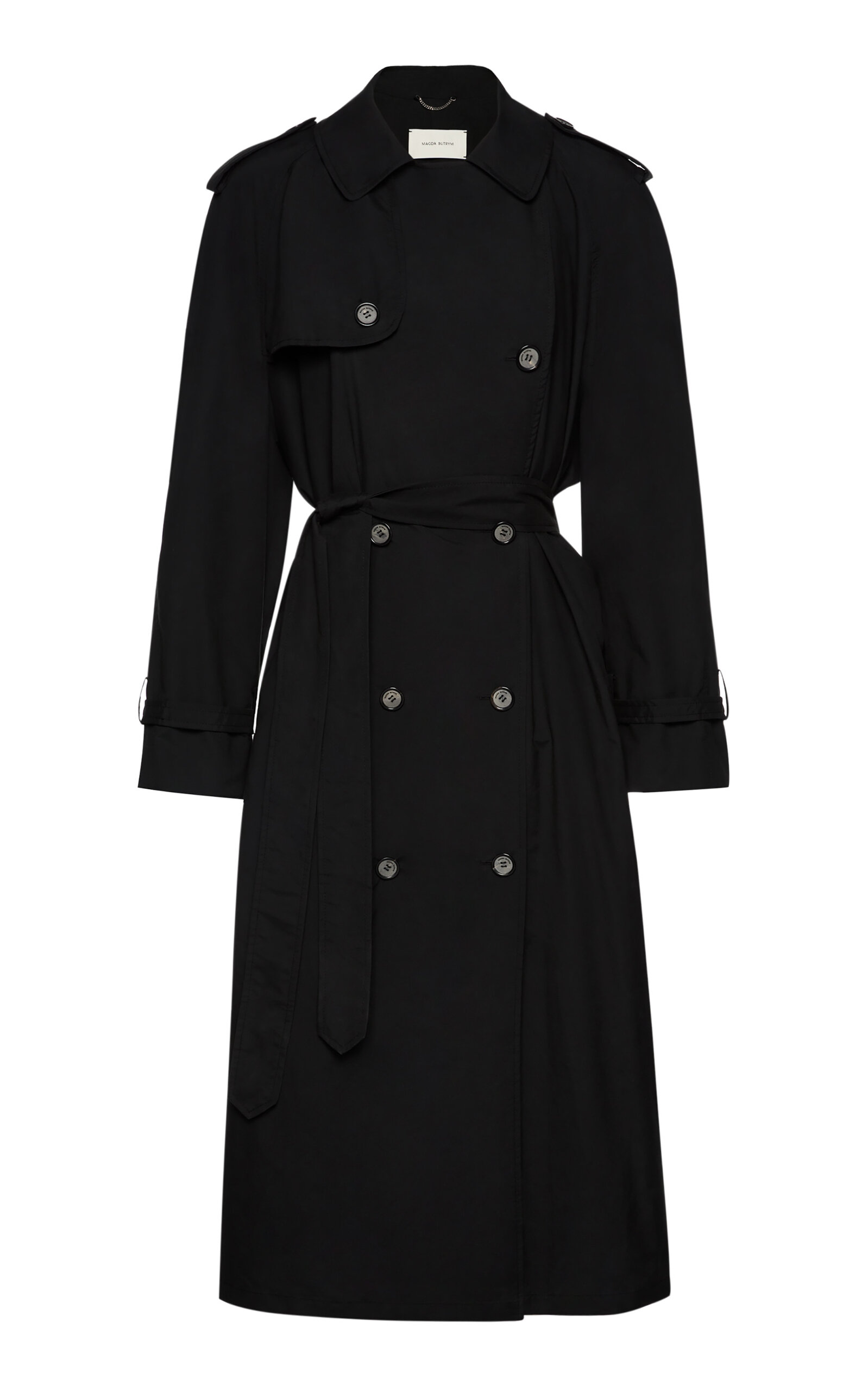 Cotton-Silk Trench Coat