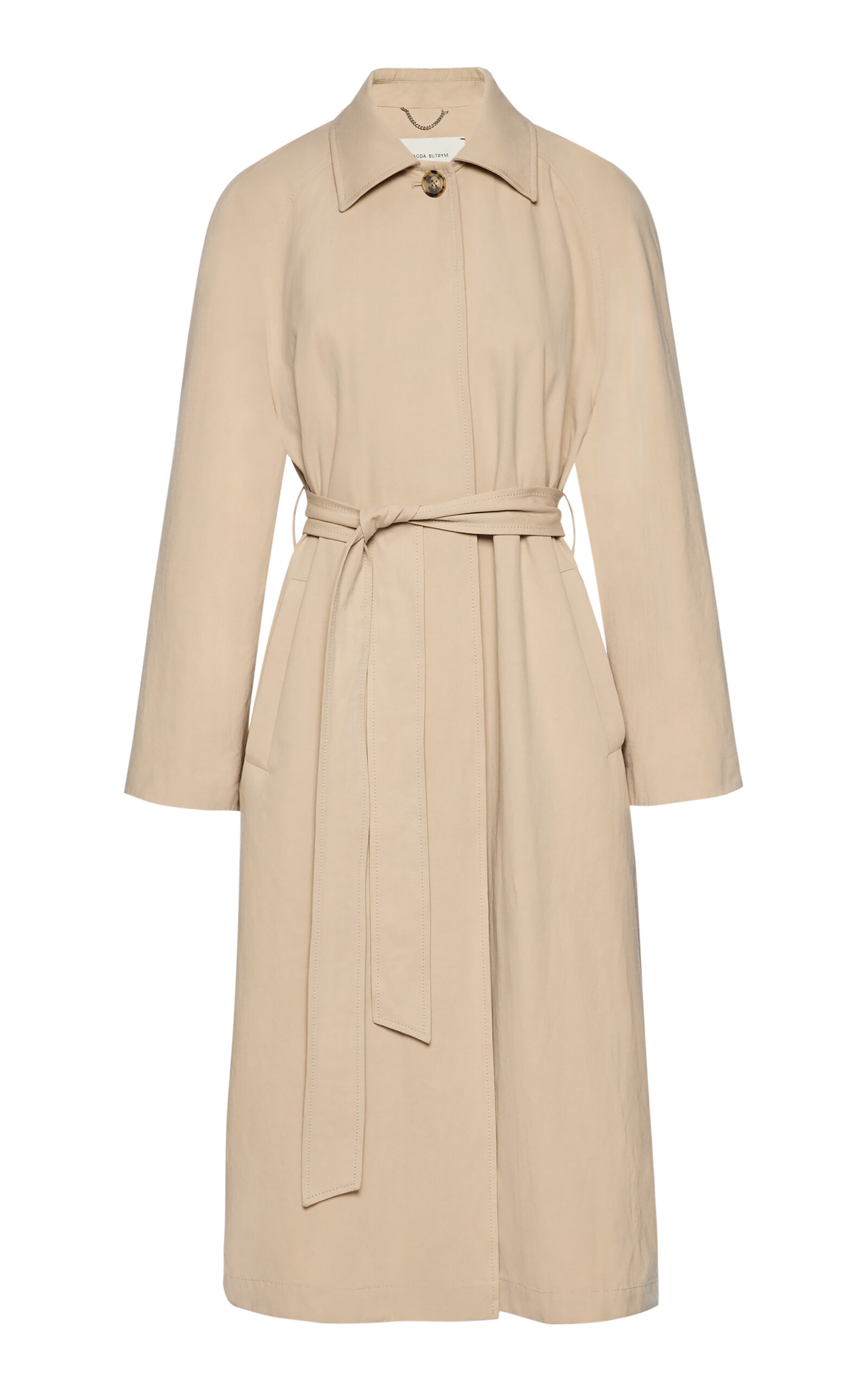 Cotton-Silk Trench Coat