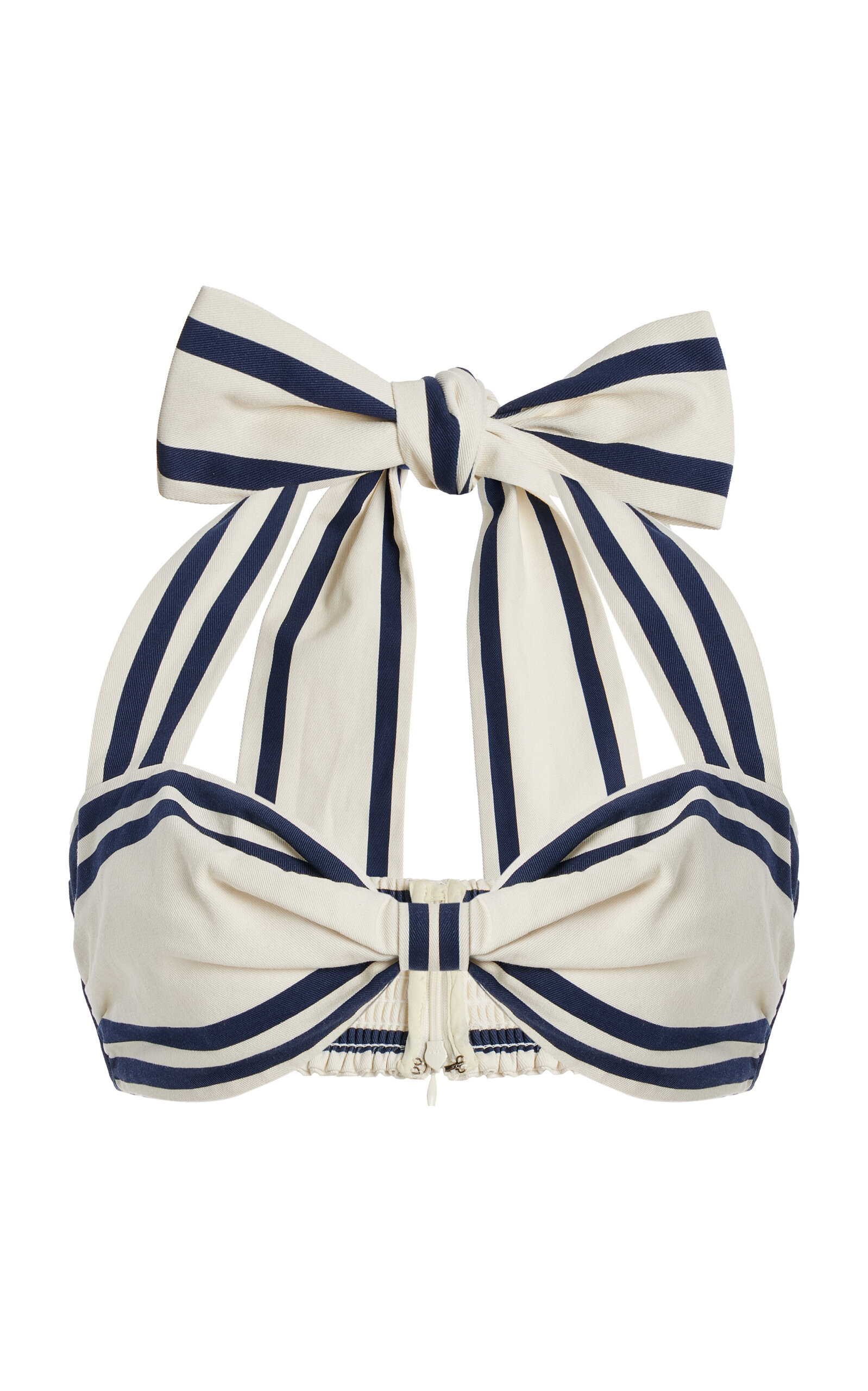 ALÉMAIS Marine Cotton Bralette