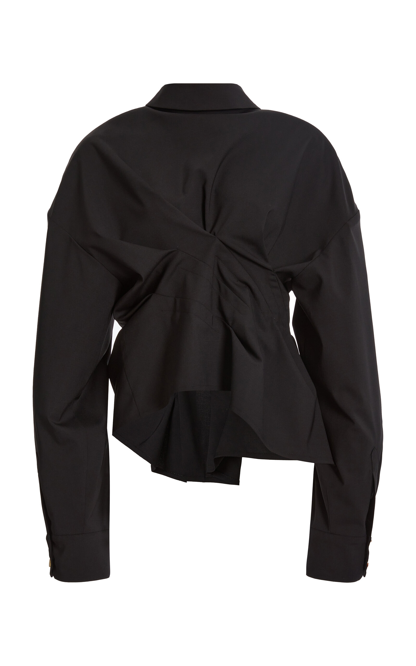 Shop A.w.a.k.e. Twisted Shirt In Black