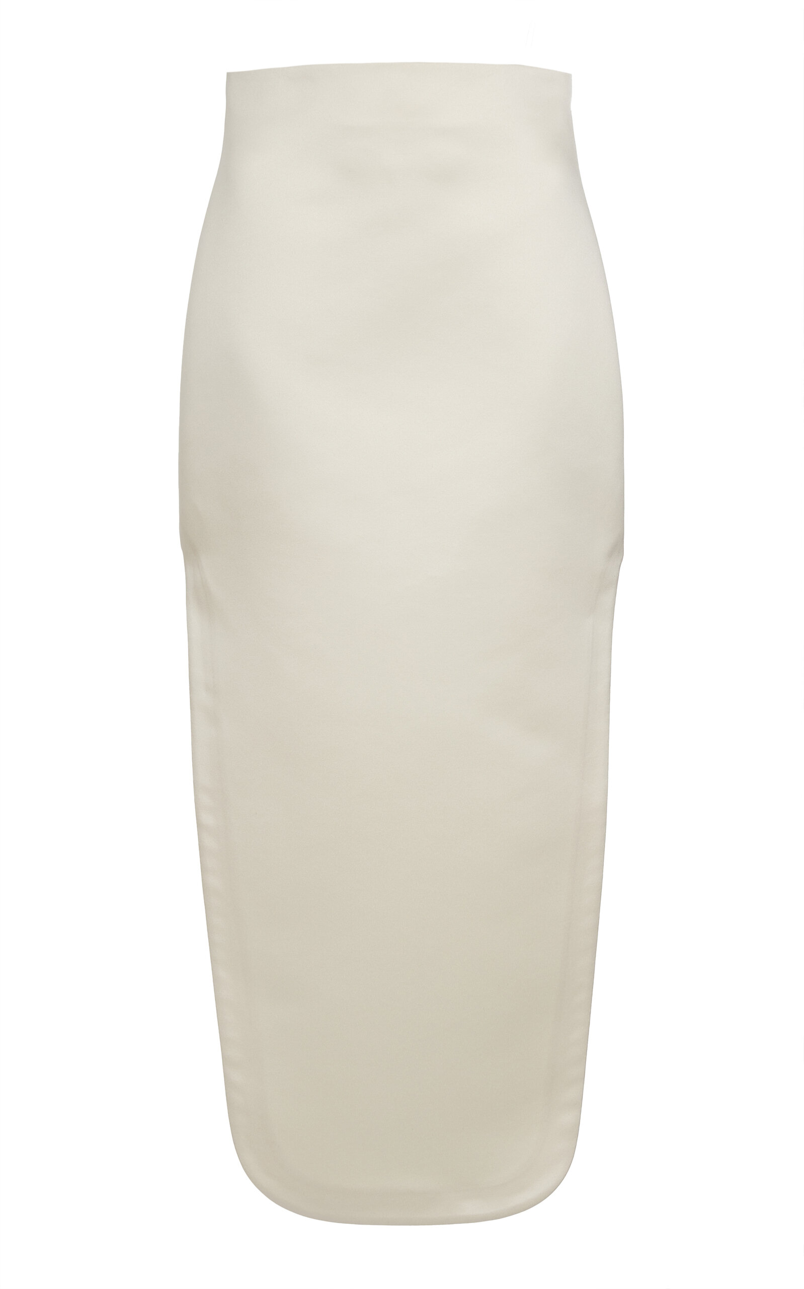 Shop A.w.a.k.e. Slit Skirt In Ivory