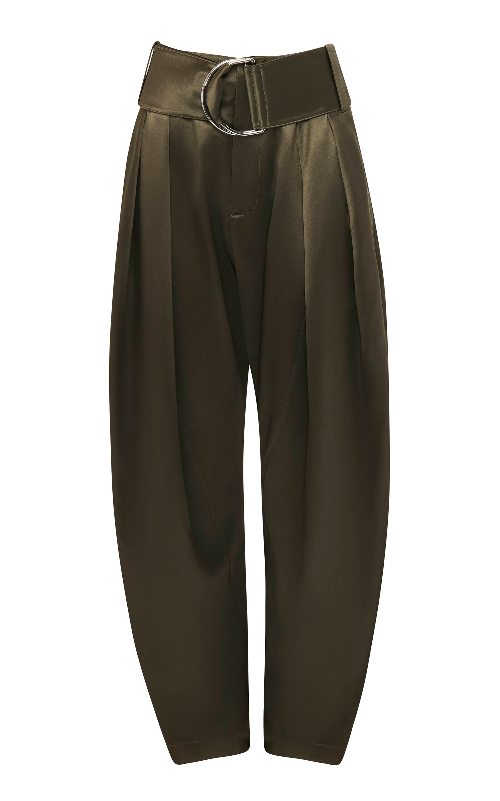 Pleated D-Ring Trousers