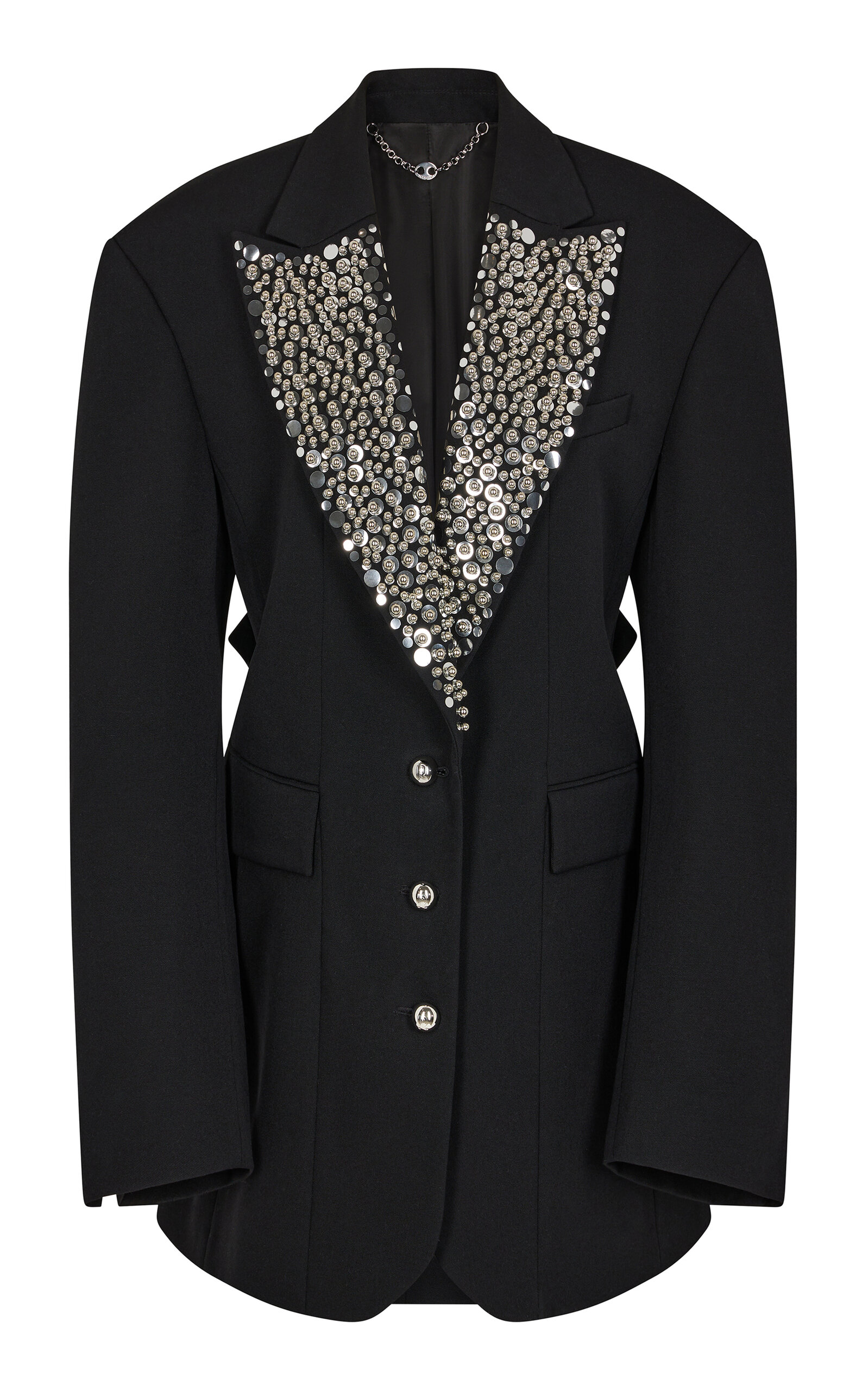 Embellished Wool Blazer