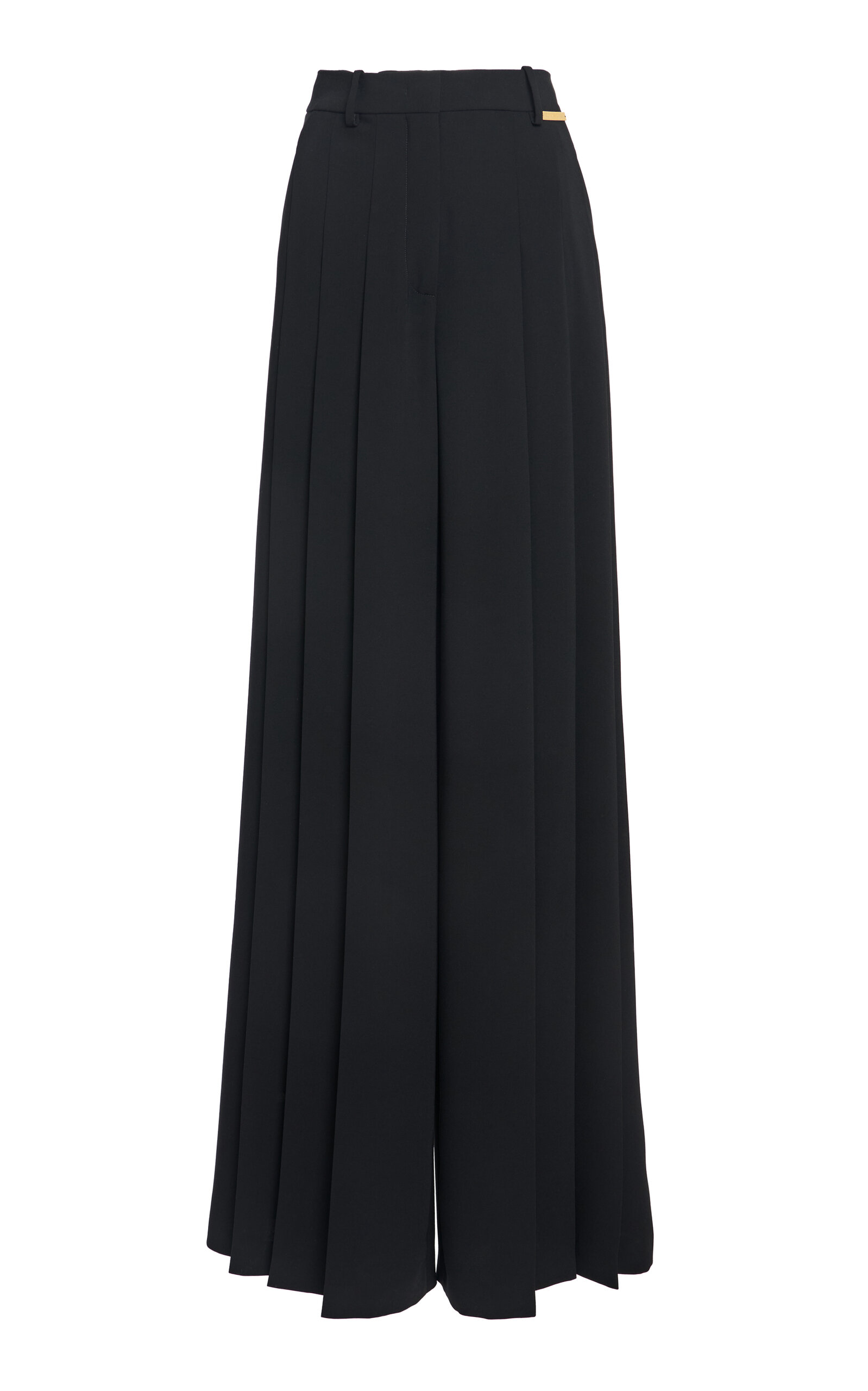 Shop Zuhair Murad Tailored Pleated Trousers In Black