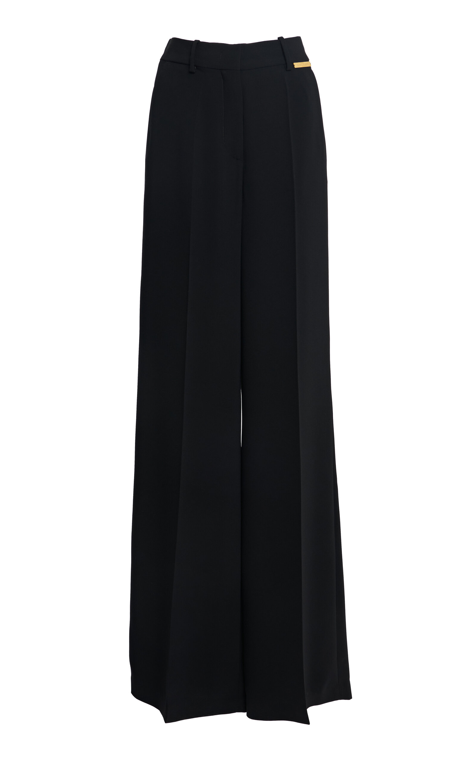 Shop Zuhair Murad Tailored Wide Legged Trousers In Black