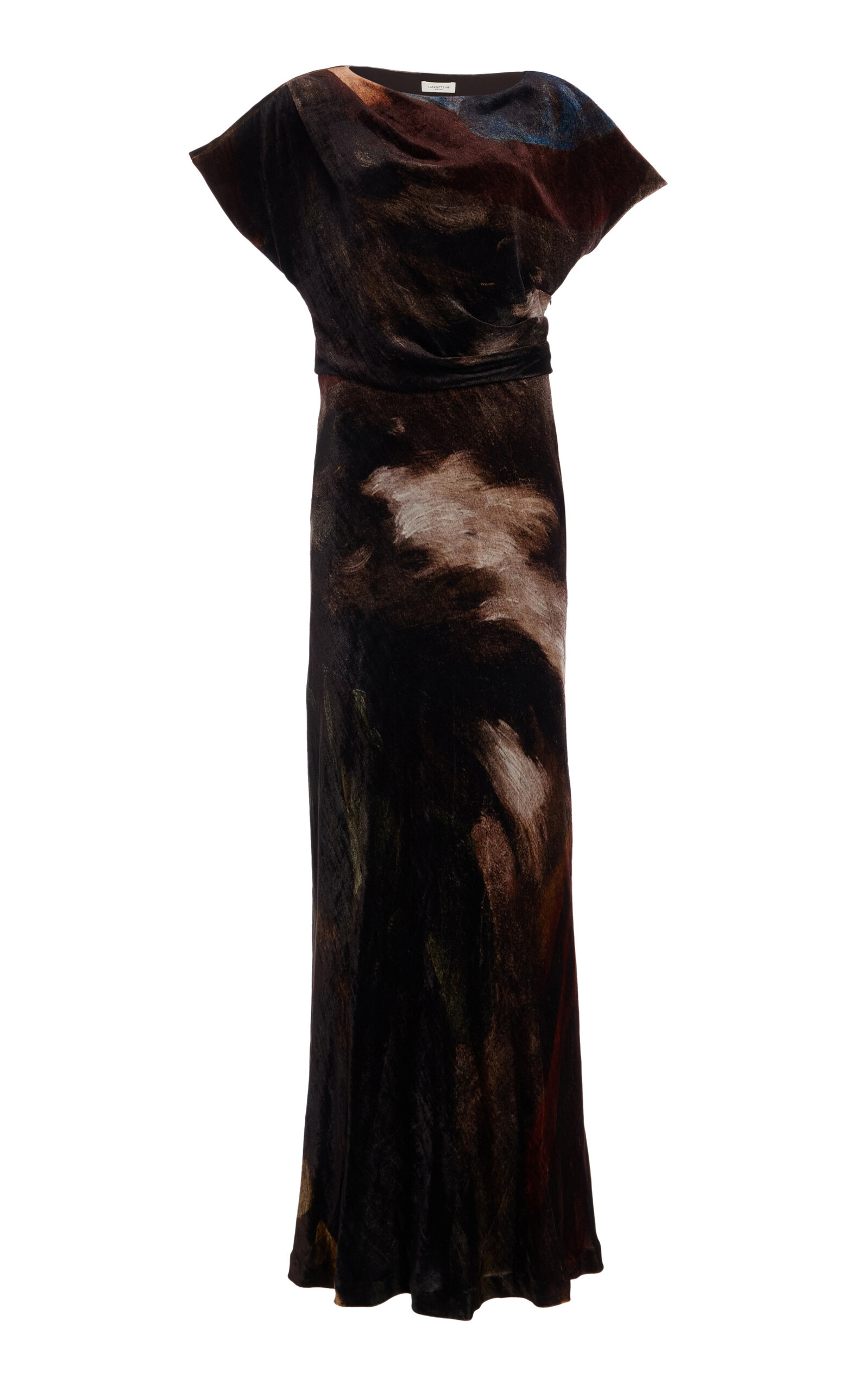 X Save Venice Printed Velvet Gown