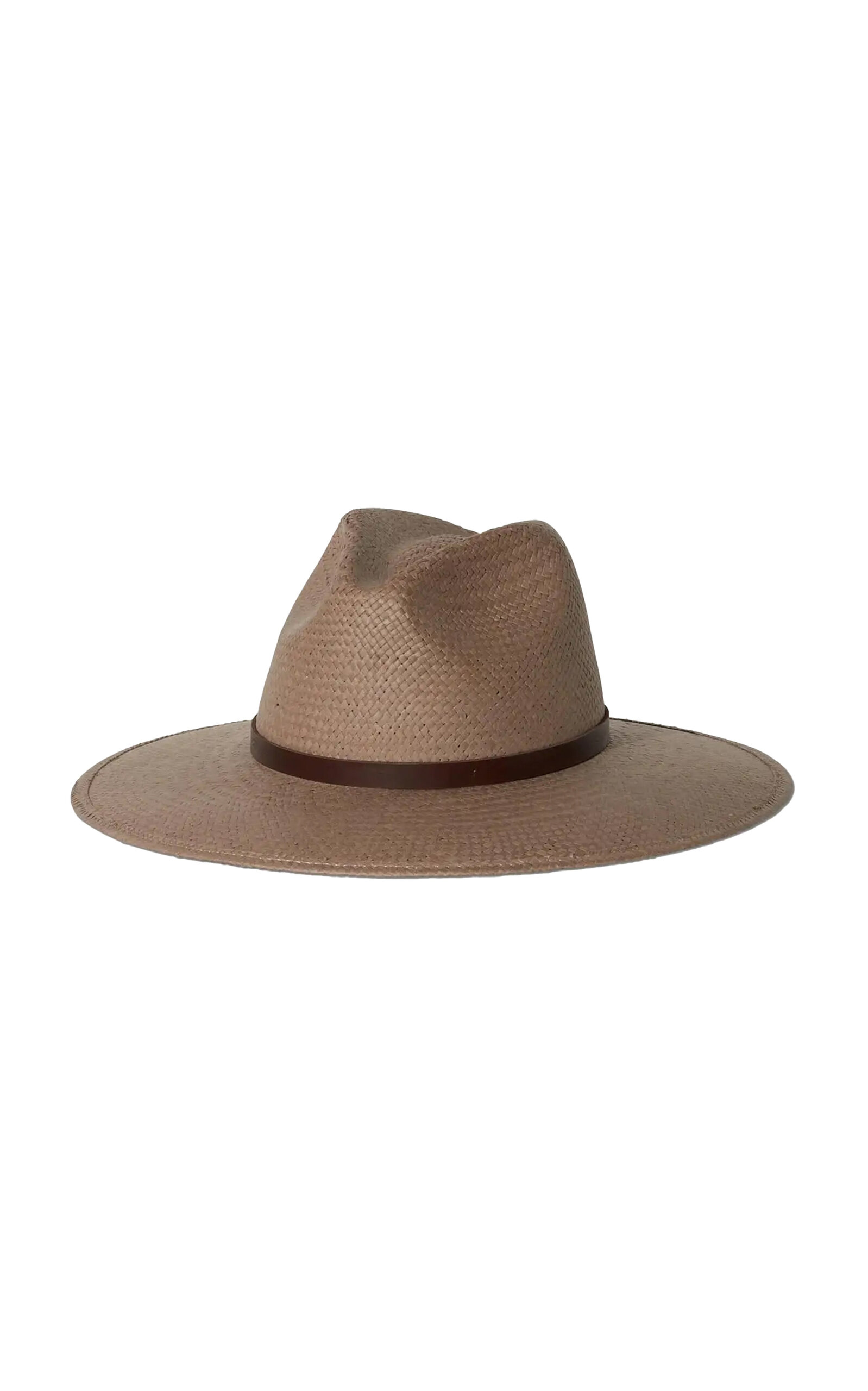 Shop Janessa Leone Judith Straw Hat In Taupe