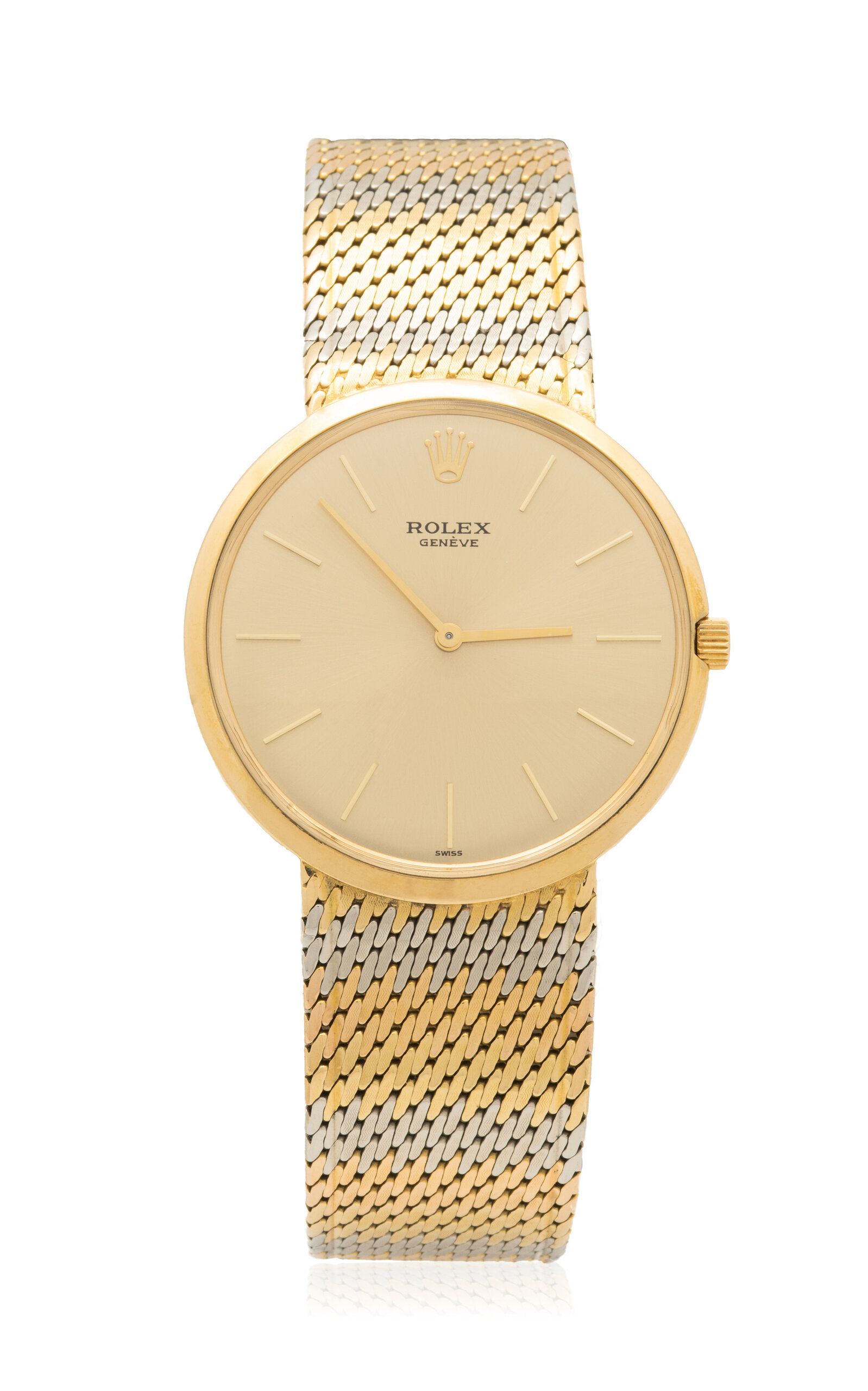 1960 Rolex 18K Tri-Color Gold Watch