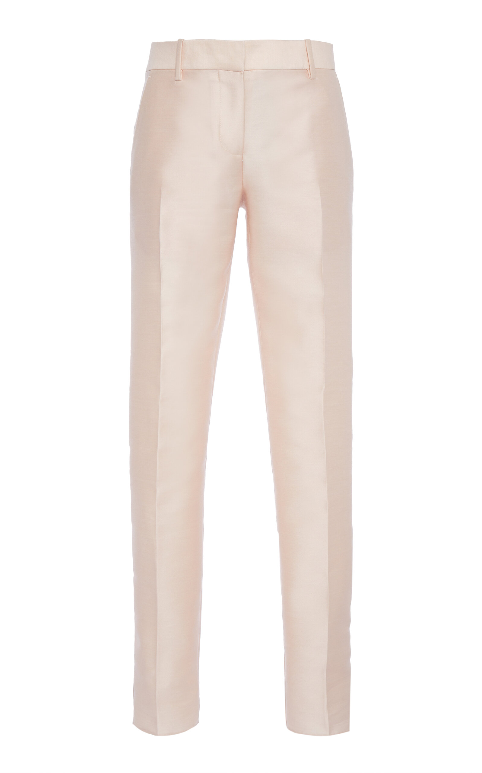 Tom Ford Tailored Wool-blend Skinny Pants In Light Pink