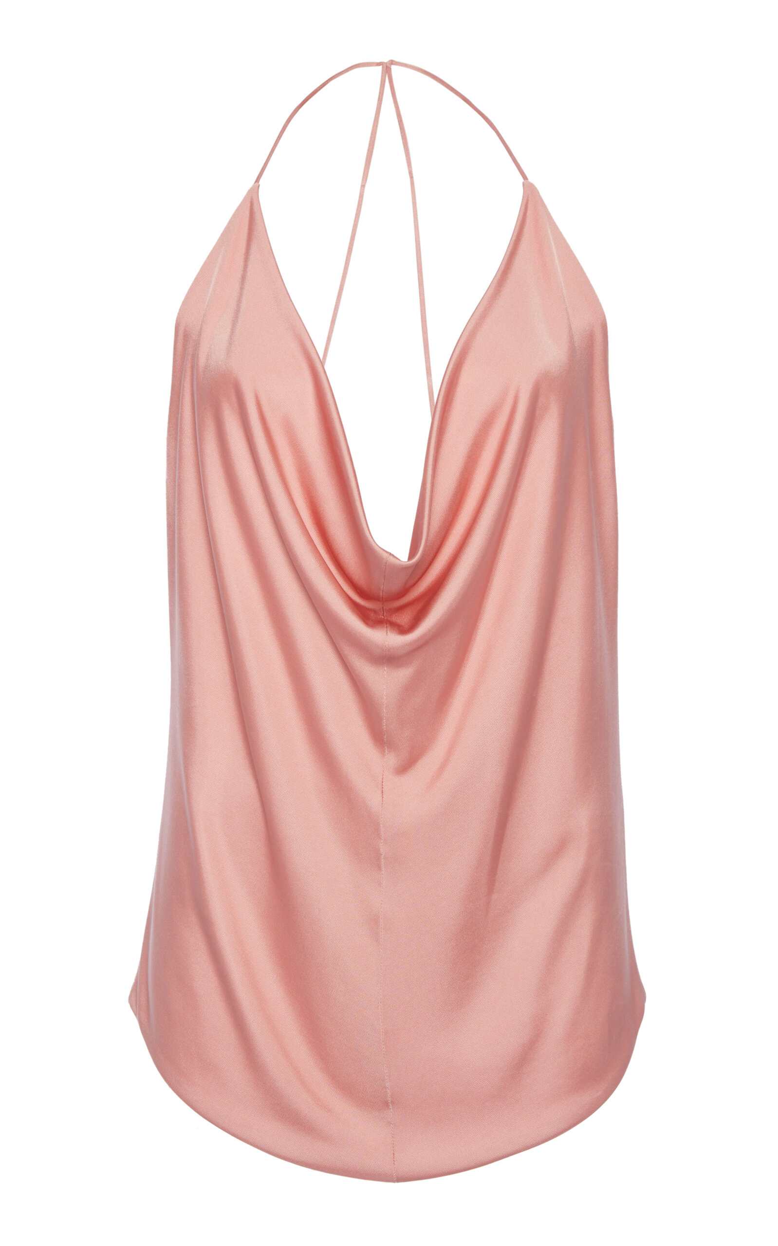 Tom Ford Cowl-neck Tank Top In Pink