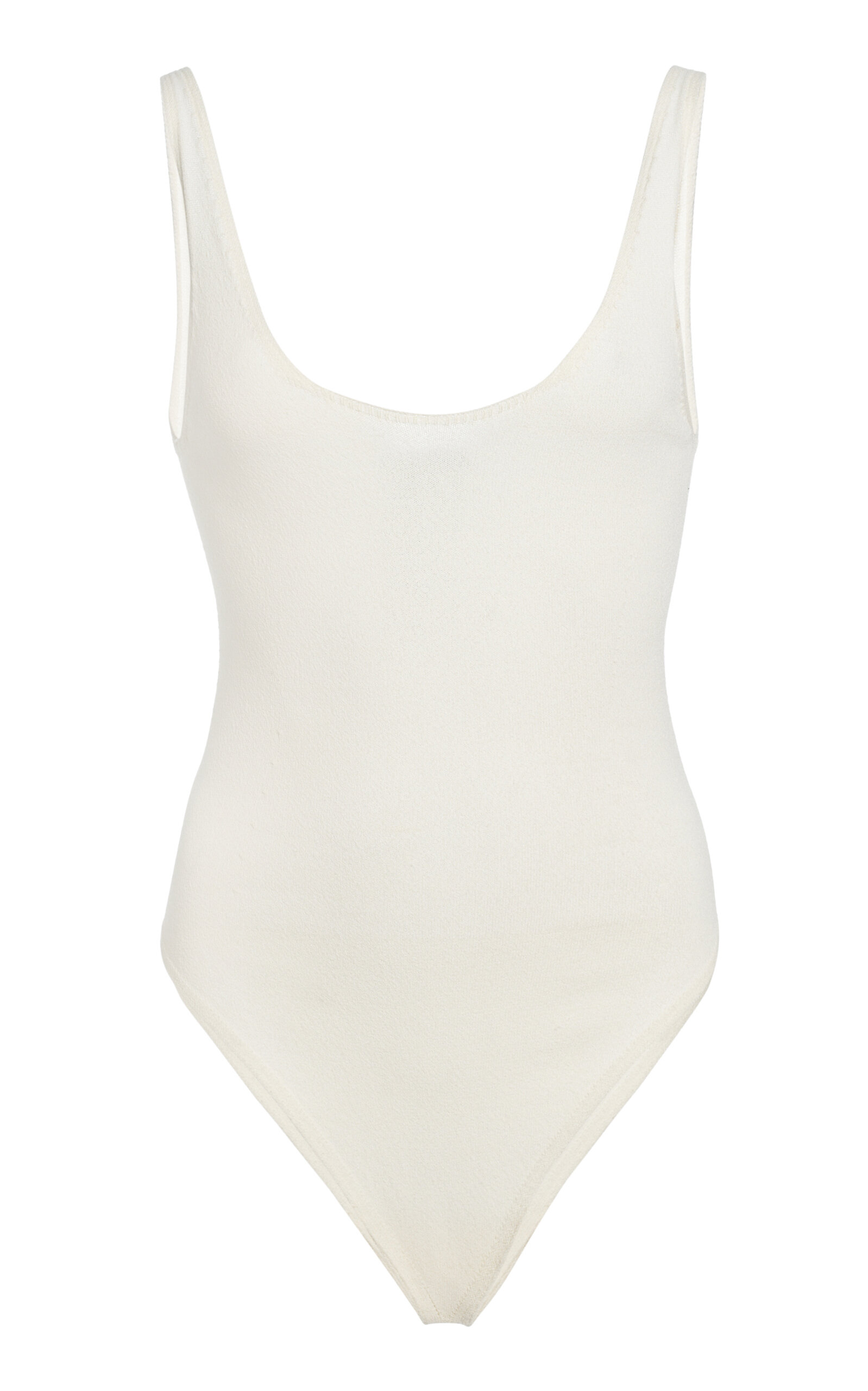 Tom Ford Embroidered Logo Bodysuit In White