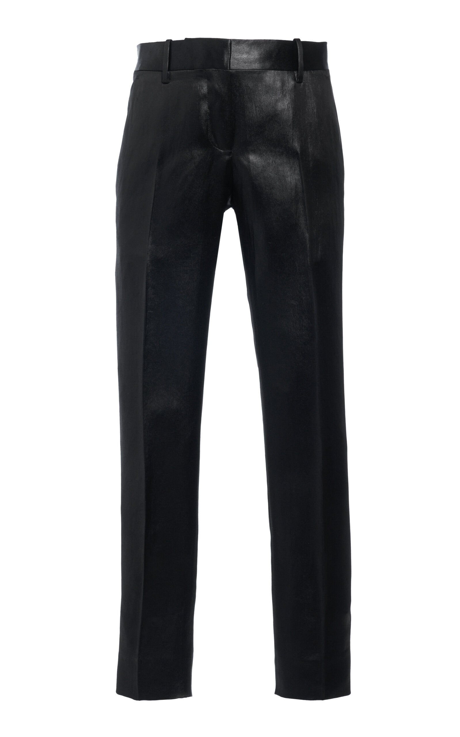 Tom Ford Tailored Satin Skinny Pants In Black