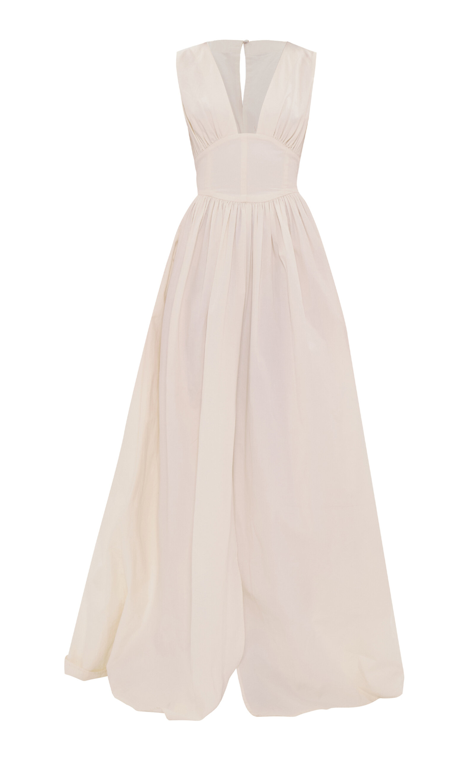 Andrea Iyamah Rexi Cotton Maxi Dress In White