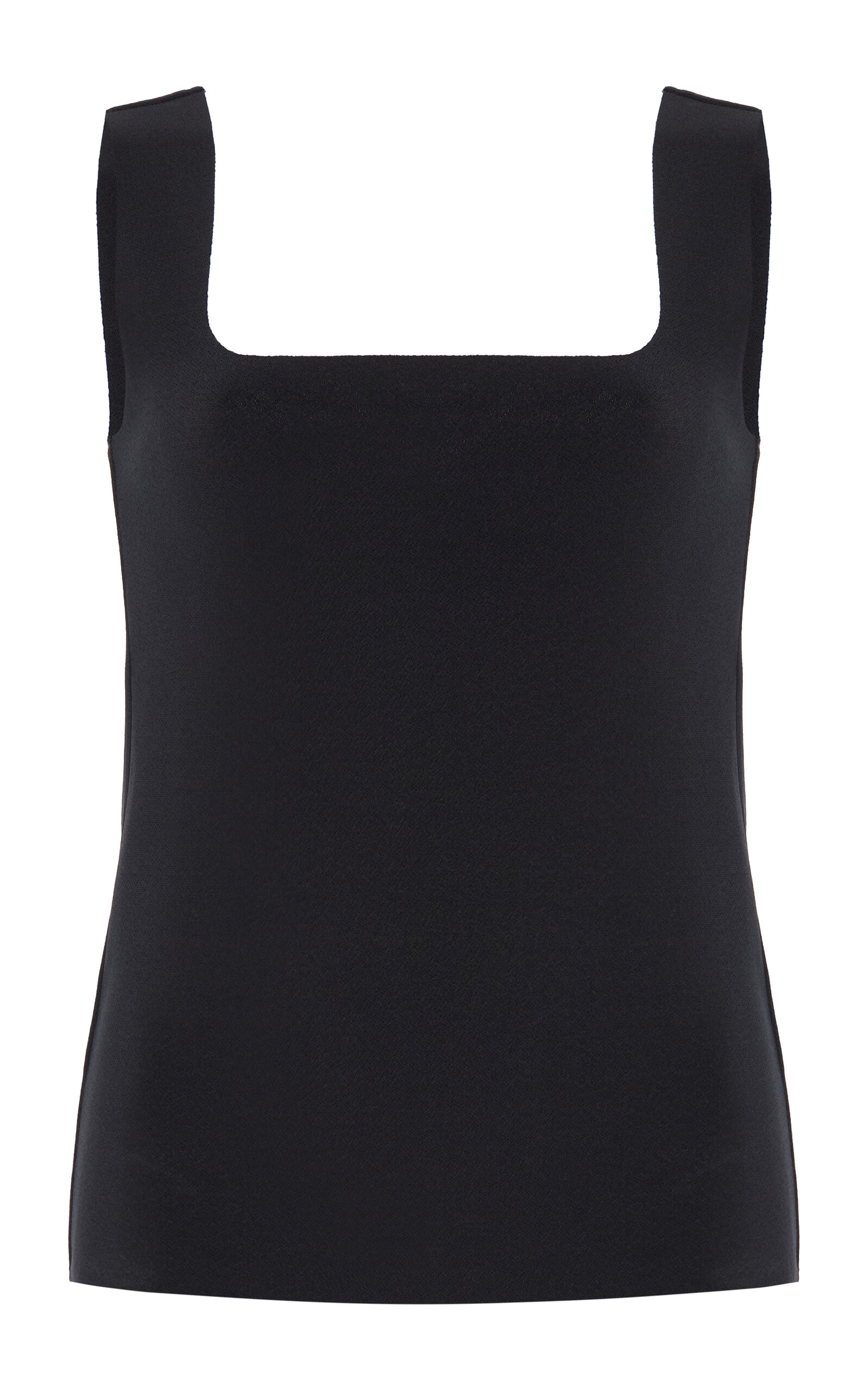 Exclusive Lay2 Sleeveless Bonded Crepe Top